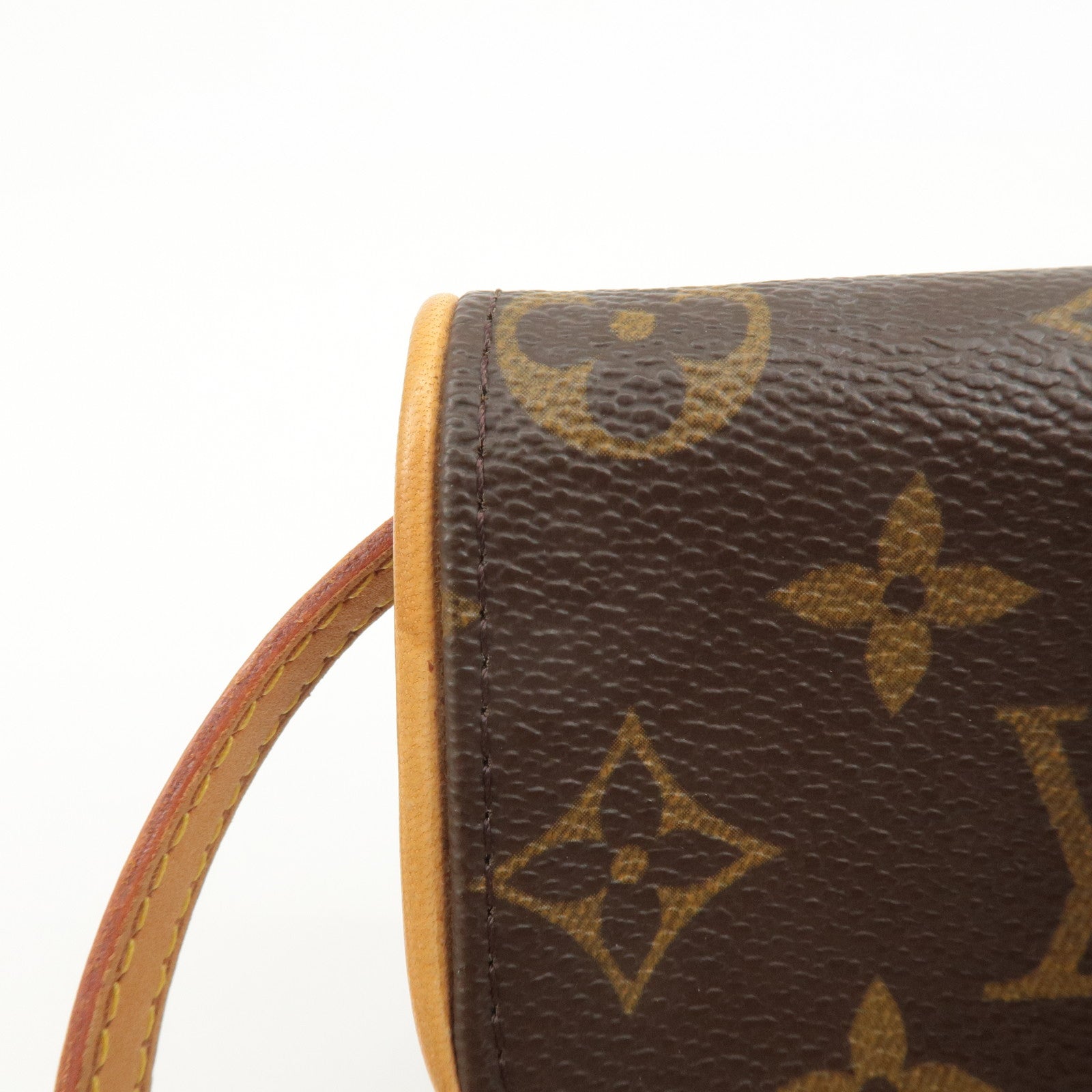 Louis Vuitton Monogram Pochette Twin PM 2Way Bag Brown M51854 Used