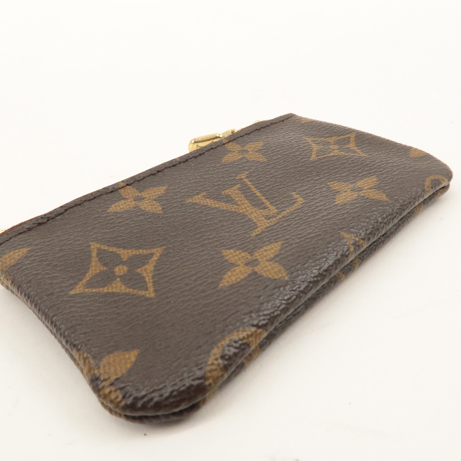 Louis Vuitton Monogram Pochette Cles Coin Case Key Case M62650