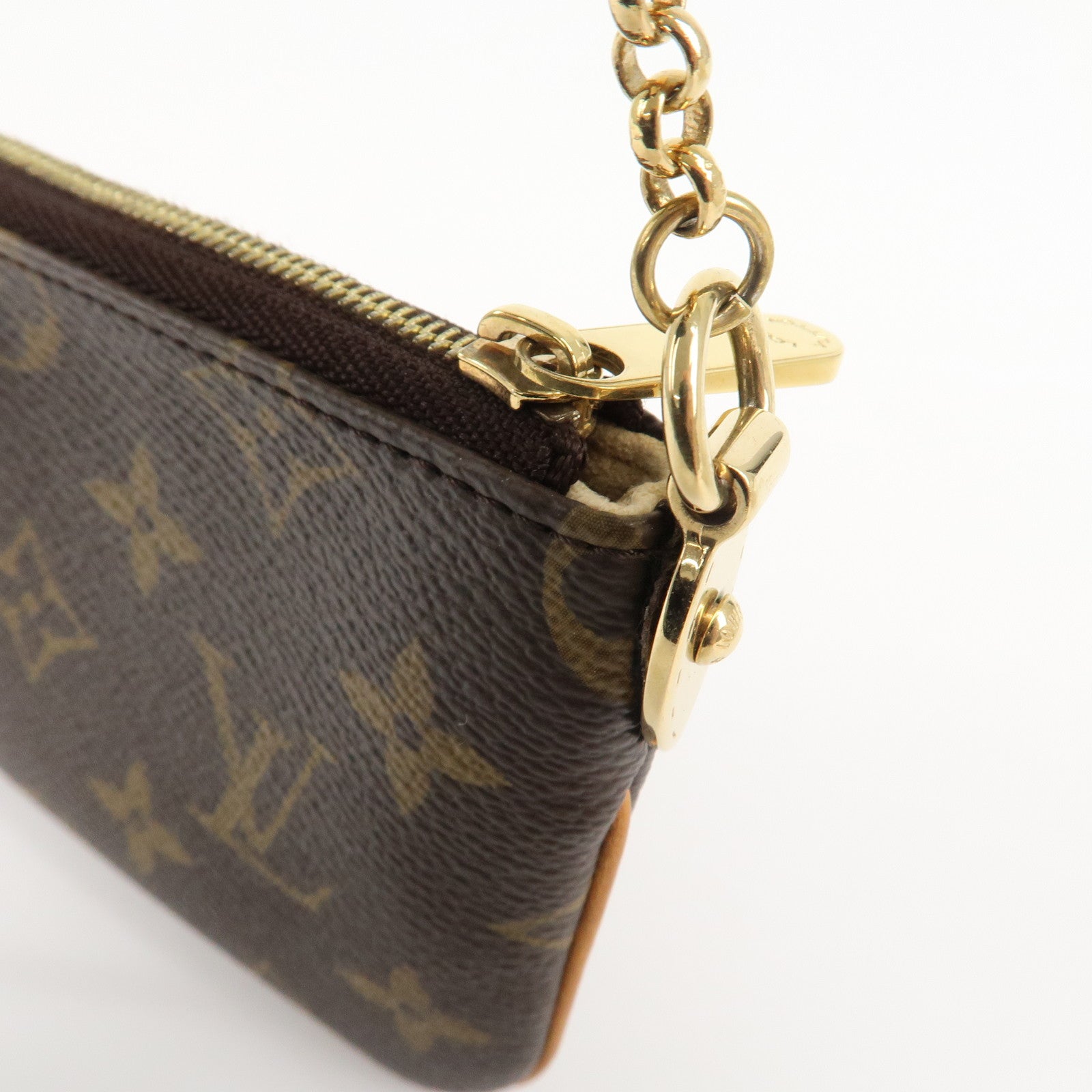 Louis Vuitton Monogram Pochette Milla PM Mini Pouch M60095 Used