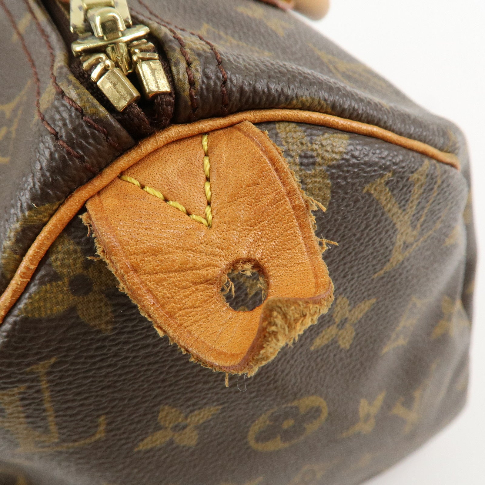 Louis Vuitton Monogram Speedy 30 Hand Bag Boston Bag M41526 Used