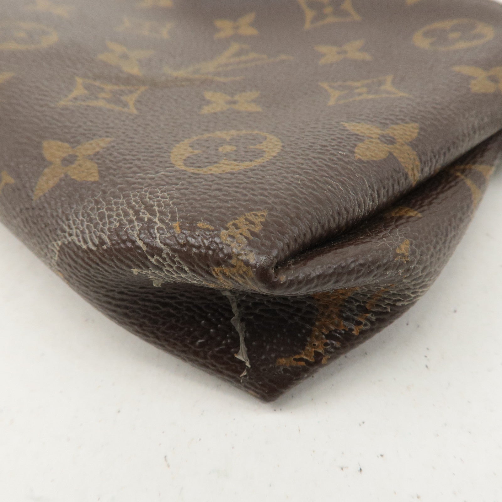 LOUIS VUITTON Monogram Pallas Clutch 2Way Shoulder Bag Noir M41639