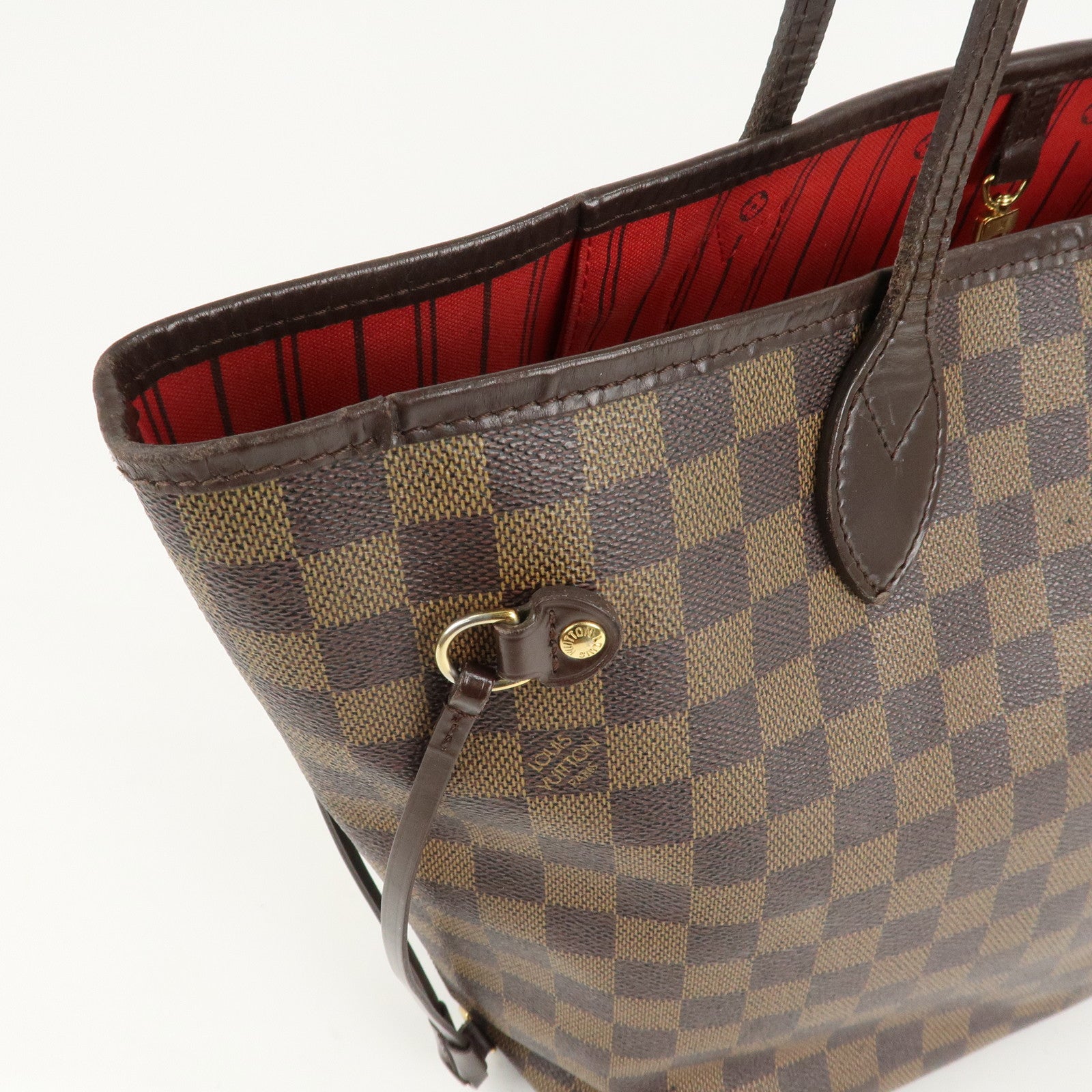 Louis Vuitton Damier Neverfull MM Tote Bag Damier Ebene N51105