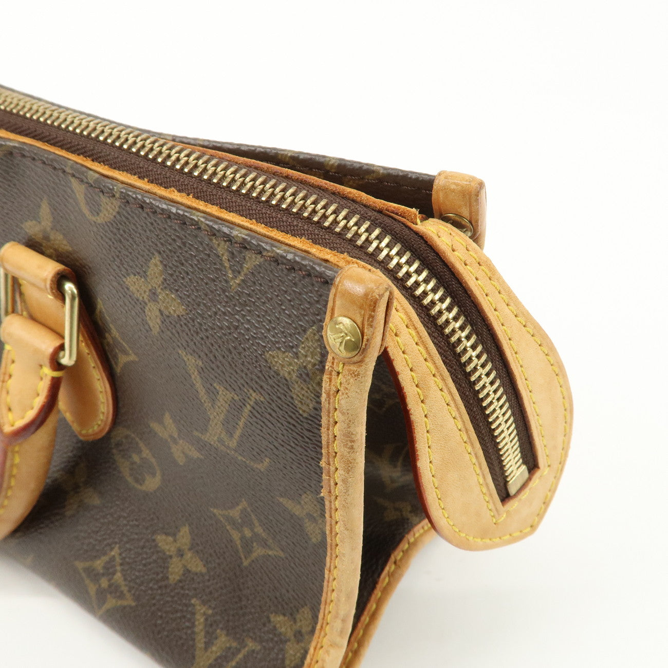 Louis Vuitton Monogram Popincourt Hand Bag Brown M40009