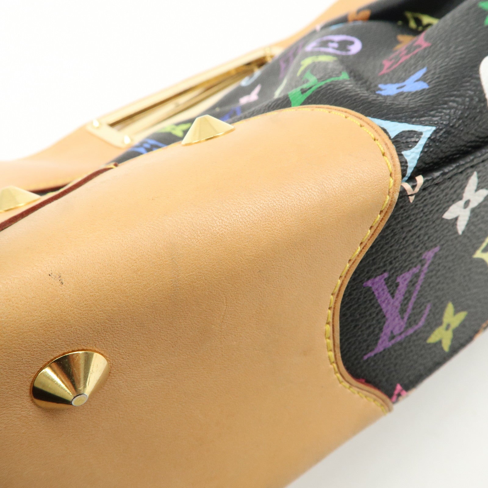 Louis Vuitton Monogram Multi Color Judy MM 2Way Bag Noir M40256 Used