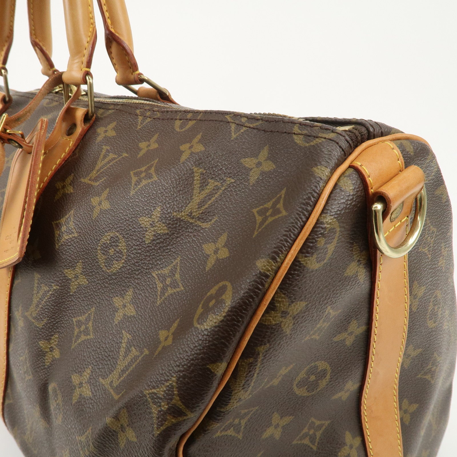 Louis Vuitton Monogram Keep All Bandouliere 50 Boston Bag M41416