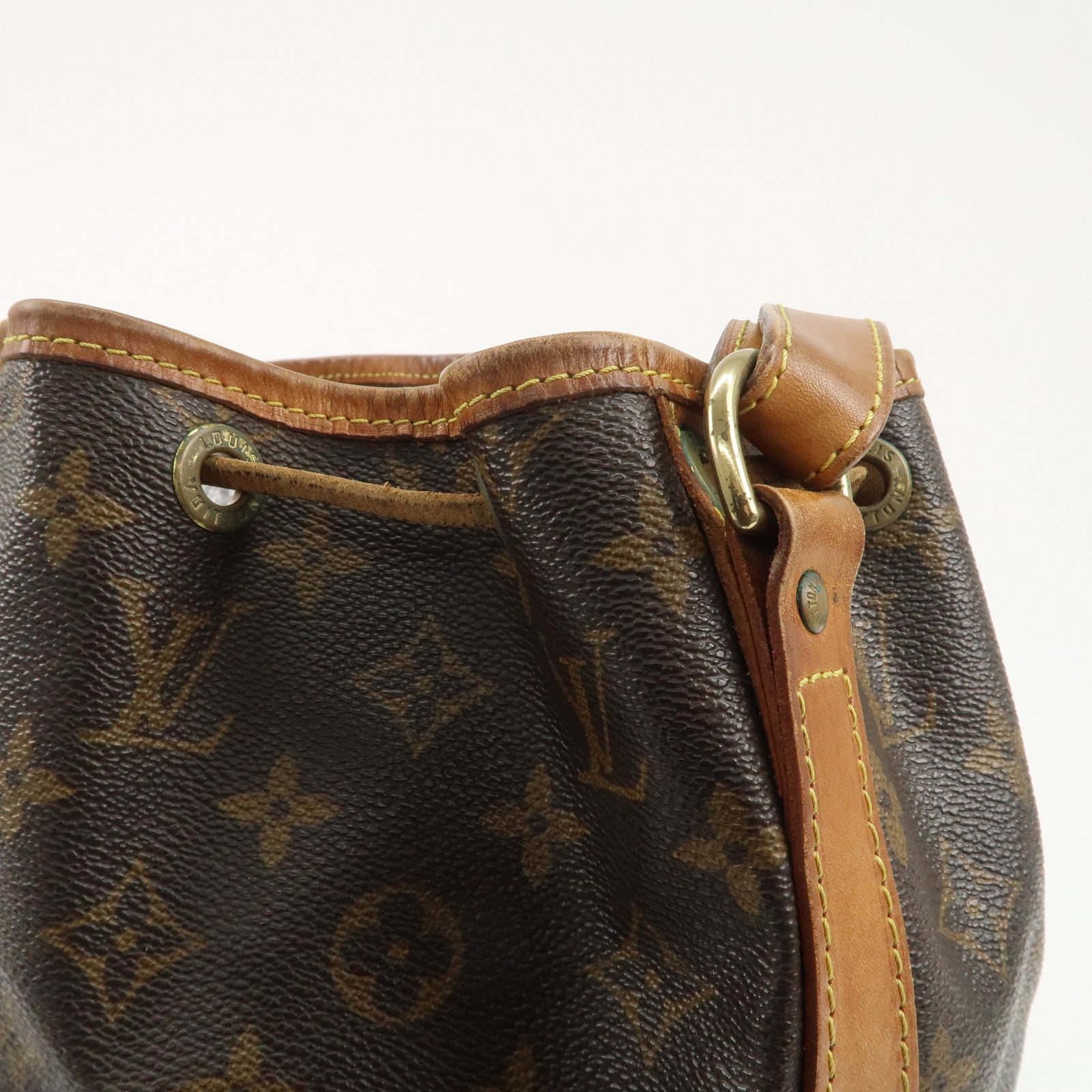 Louis Vuitton Monogram Noe Shoulder Bag Hand Bag Brown M42224 Used