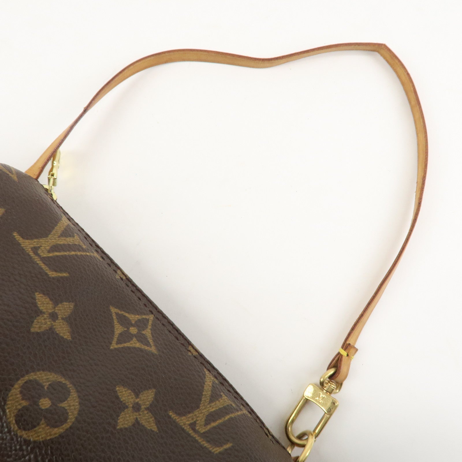 Louis Vuitton Monogram Set of 2 Pouch for Papillon Bag Brown Used