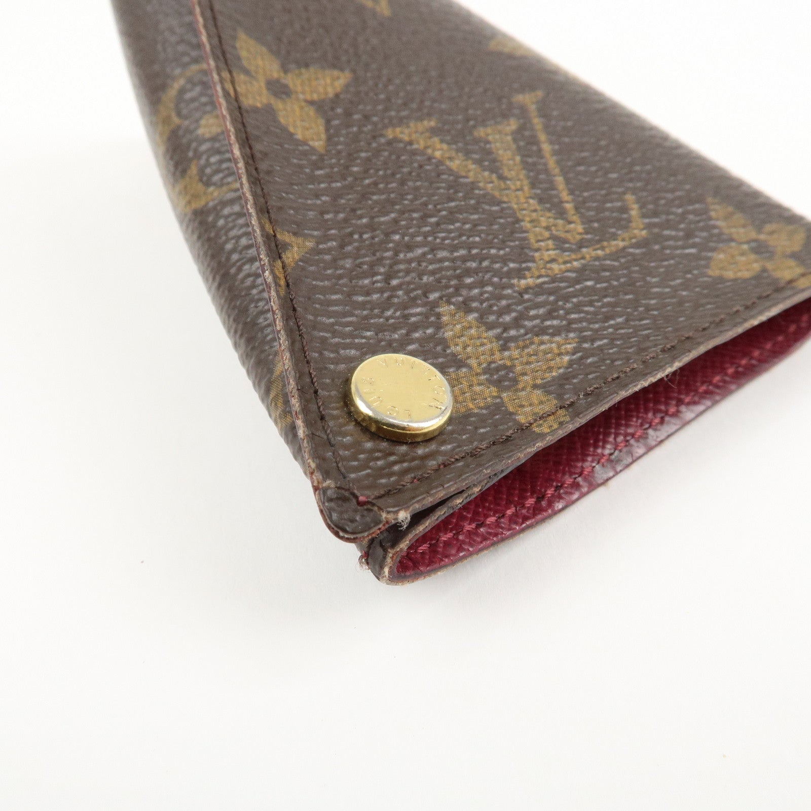 Louis Vuitton Monogram Multicles Berlingo Key Case Fuchsia M61475 Used