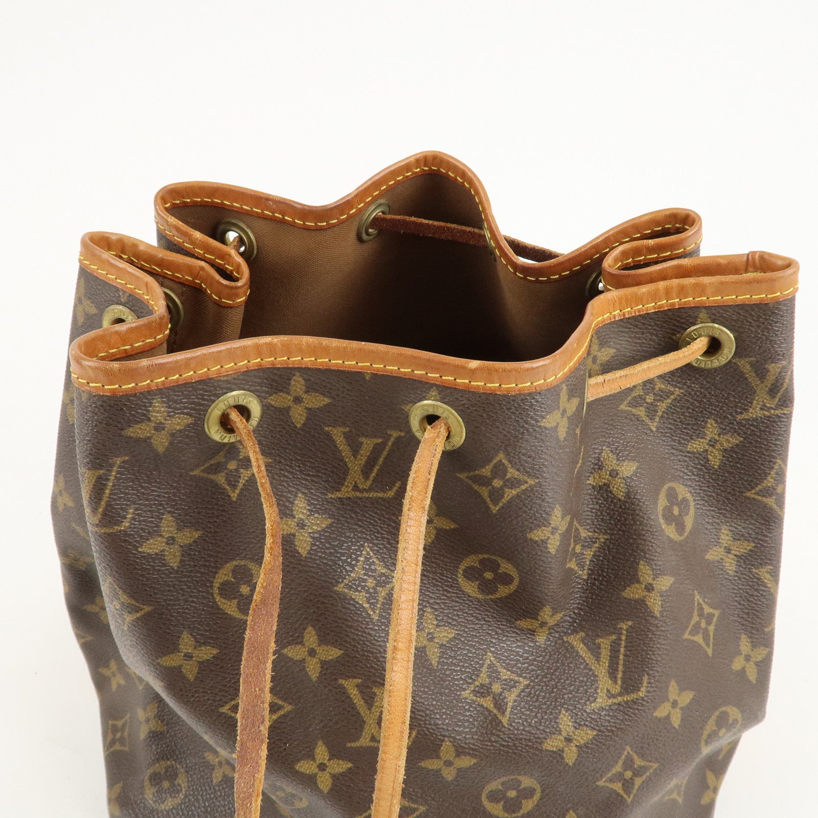 Louis Vuitton Monogram Petit Noe Shoulder Bag Brown M42226 Used