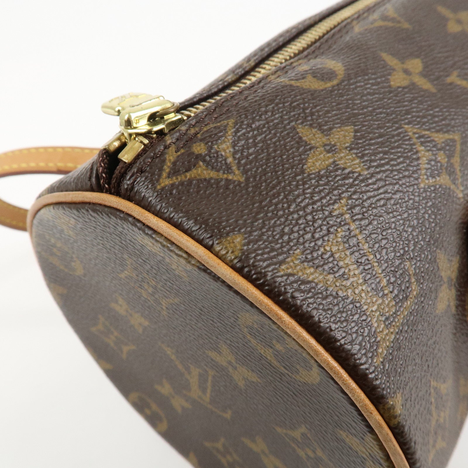 Louis Vuitton Monogram Papillon 26 Hand Bag Brown M51386 Used