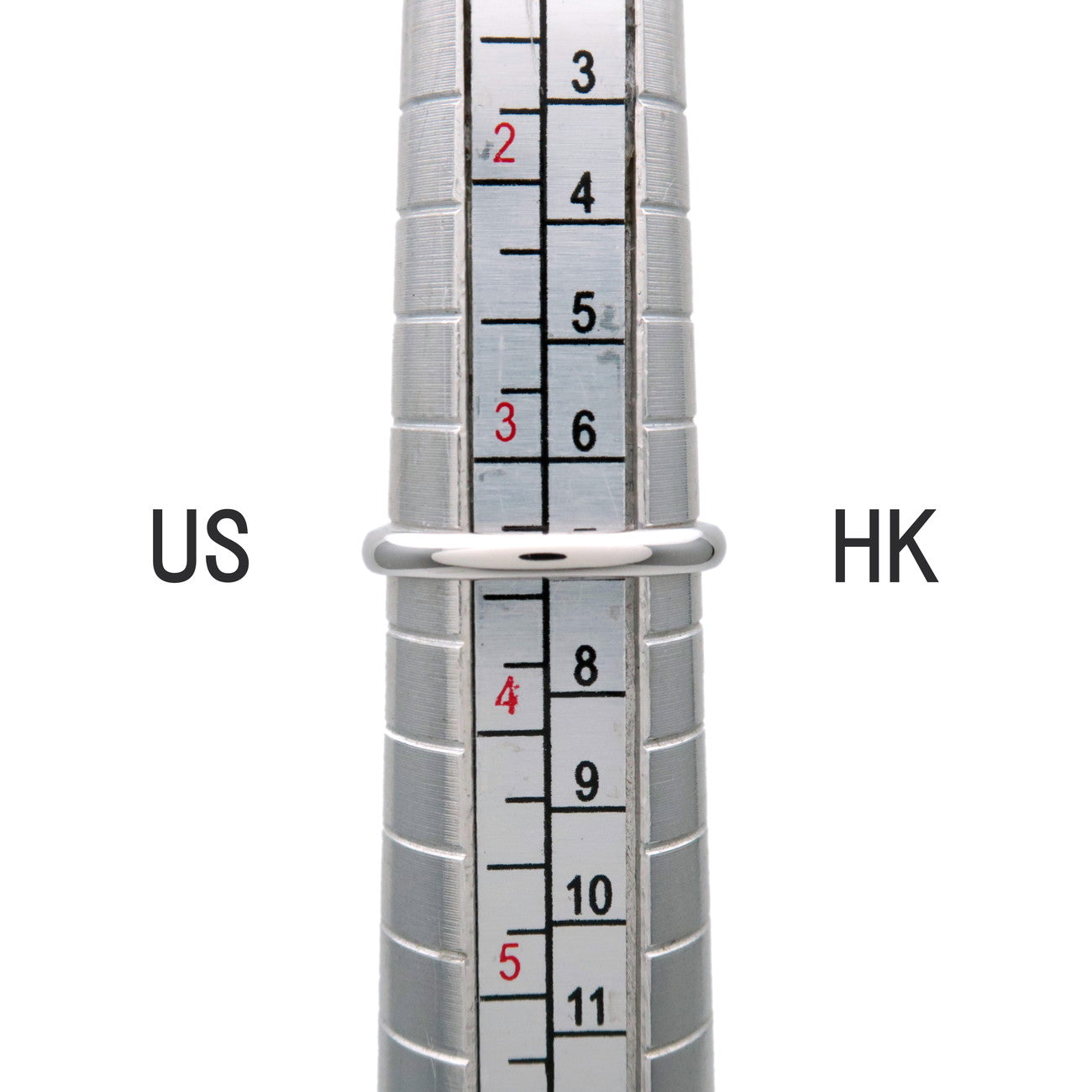 Tiffany & Co Stacking Band Ring PT950 Platinum US3.5 EU45 HK7