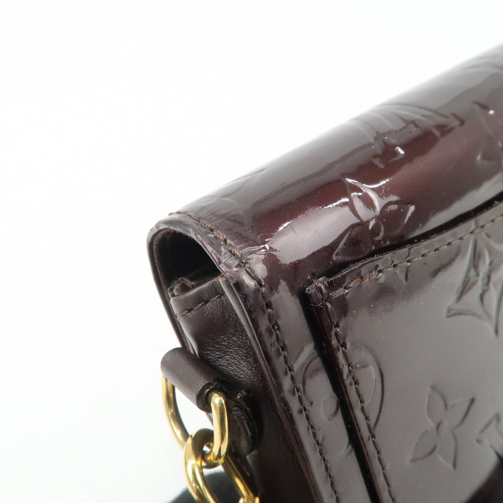 Louis Vuitton Monogram Vernis Rossmore PM Amarante M91546