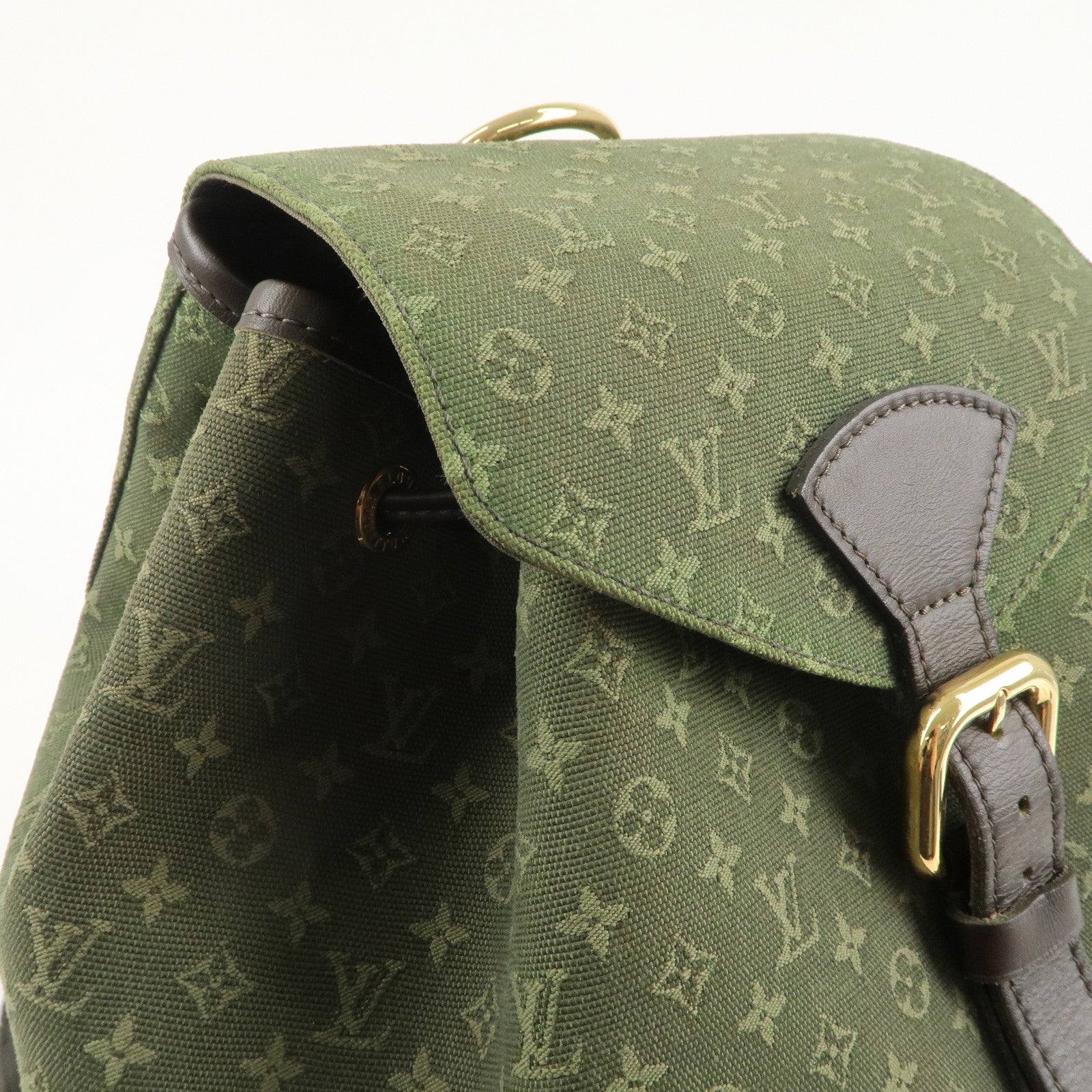 Louis Vuitton Monogram Mini Montsouris GM Backpack Khaki M92456