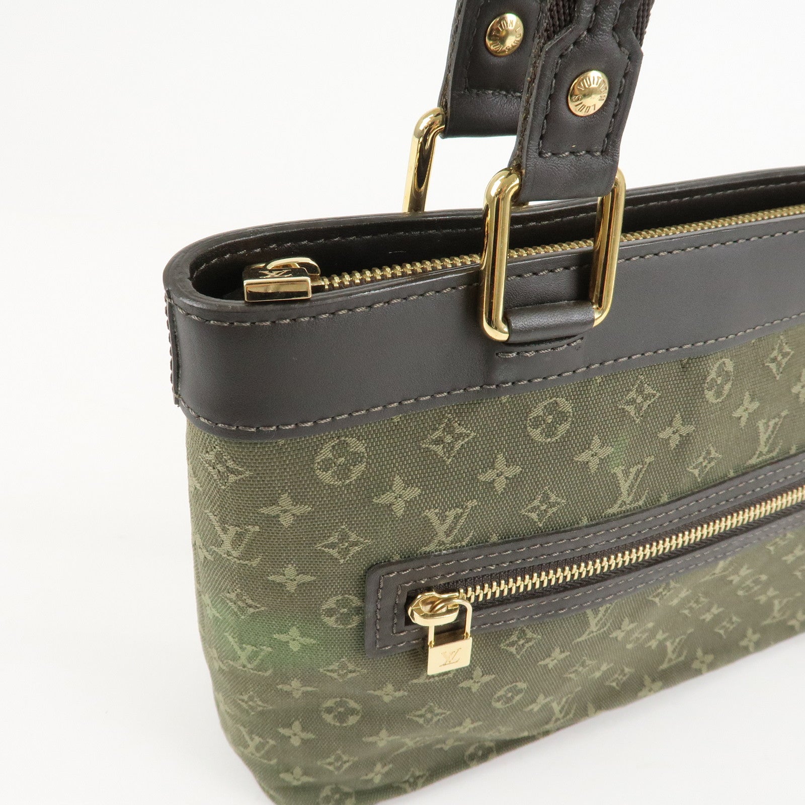 Louis Vuitton Monogram Mini Lucille PM Hand Bag TST Khaki M92682