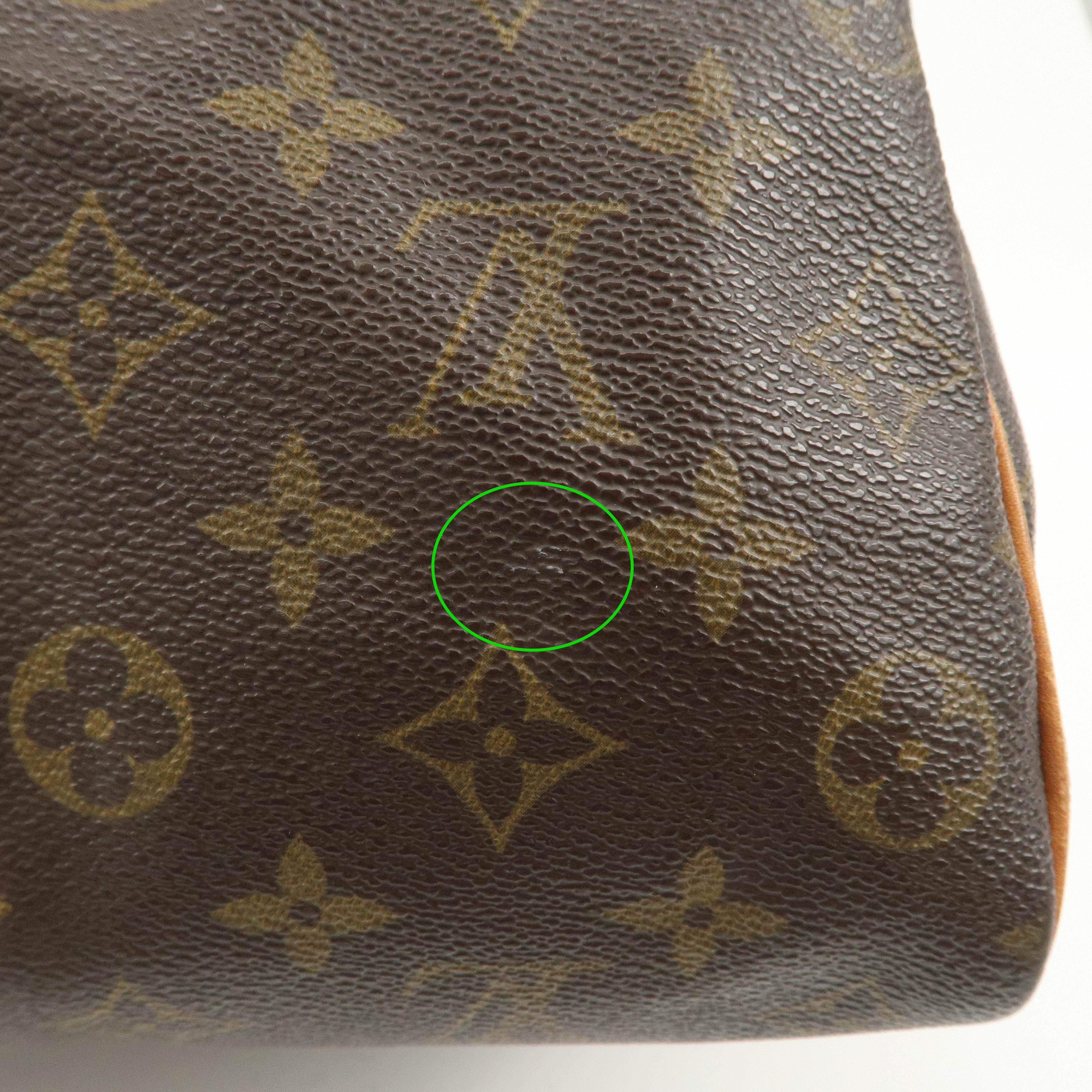 Louis Vuitton Monogram Speedy 35 Hand Bag Boston Bag M41524 Used