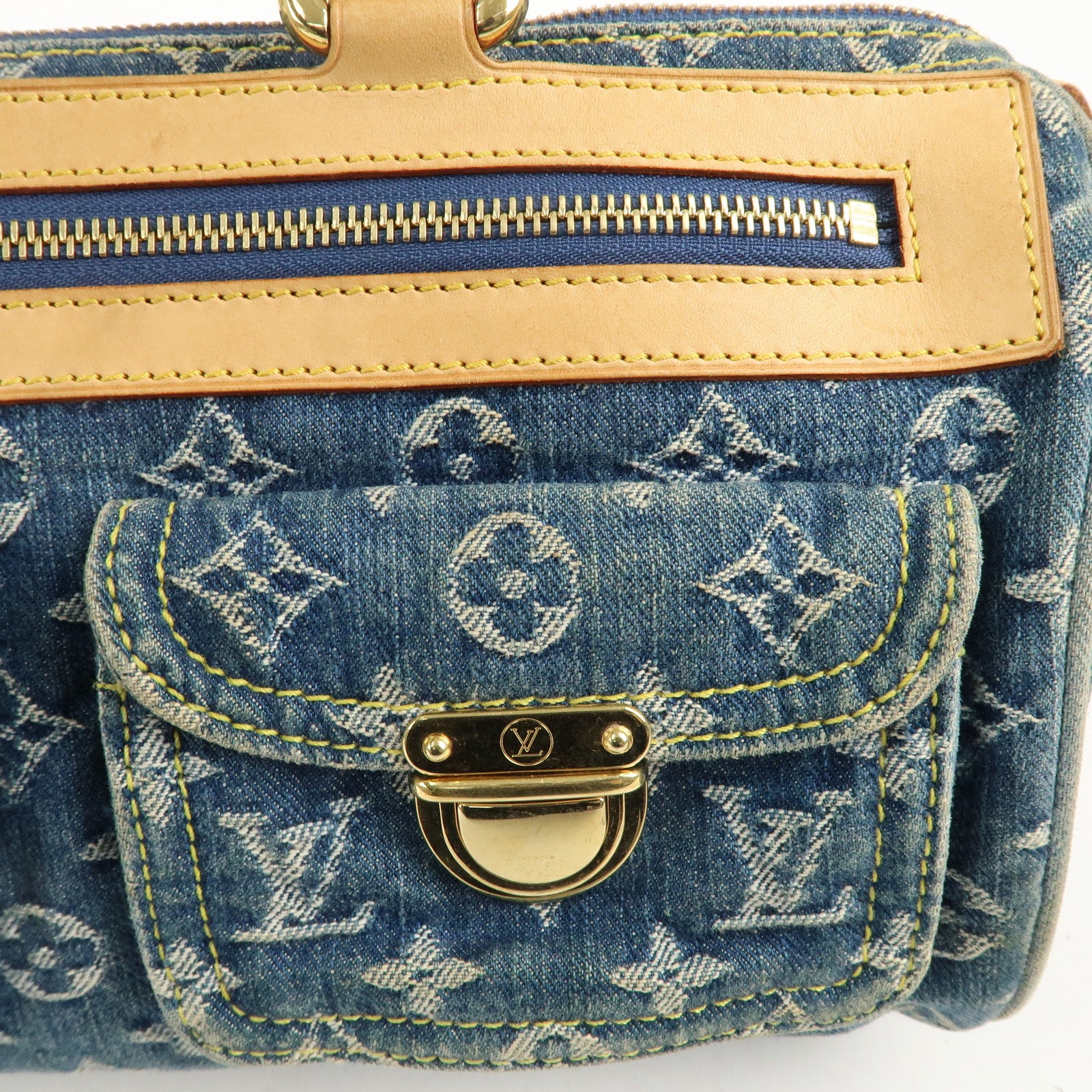 Bag Blue Louis Monogram Louis Vuitton s Spring 2019 Collection Speedy Denim Boston Neo owned monogram Damme GM clutch M95019 Louis Vuitton 1991 pre Vuitton