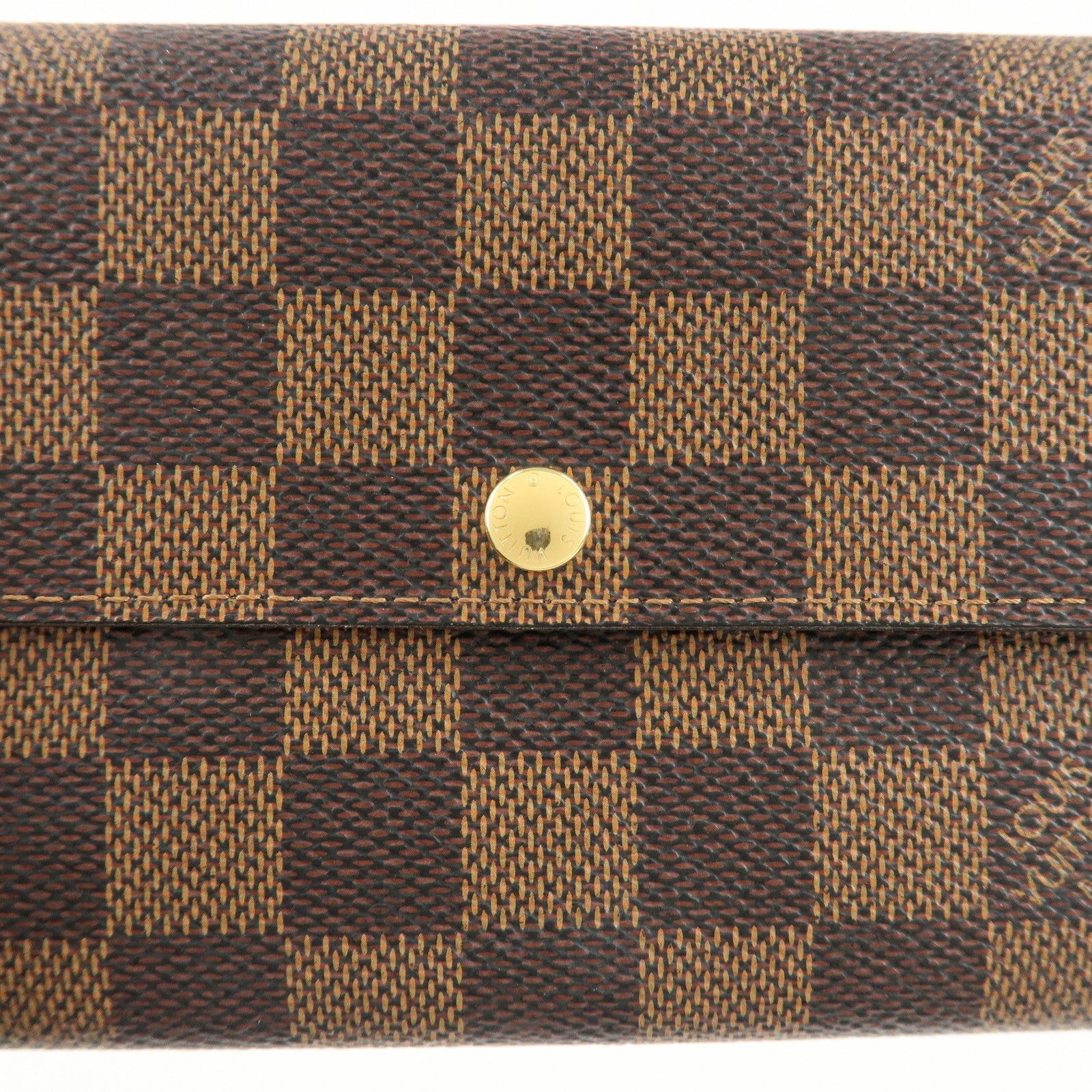 Louis Vuitton Damier Porte Monnaie Credit Long Wallet N61725