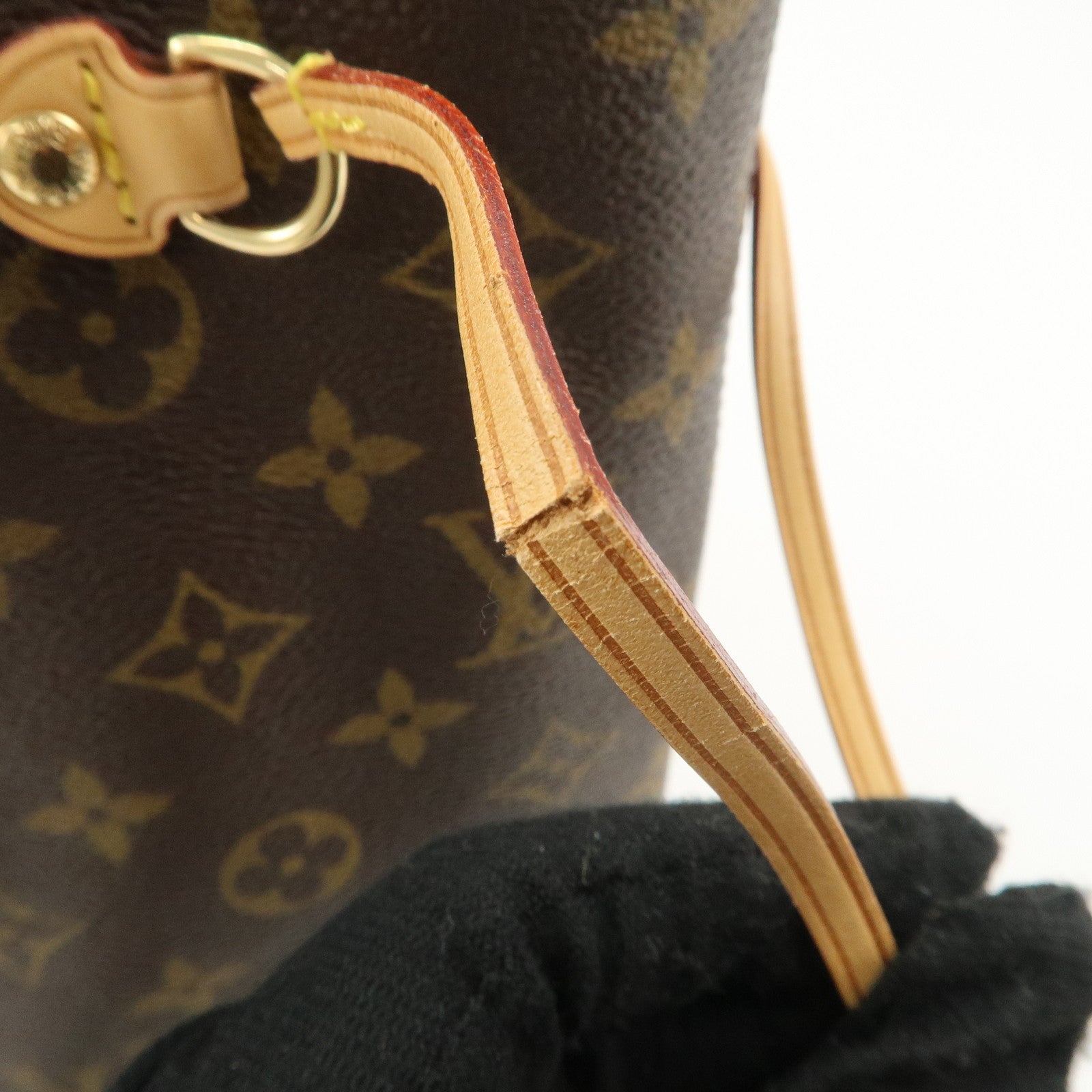 Louis Vuitton Monogram Neverfull MM Tote Bag Brown M40156 Used