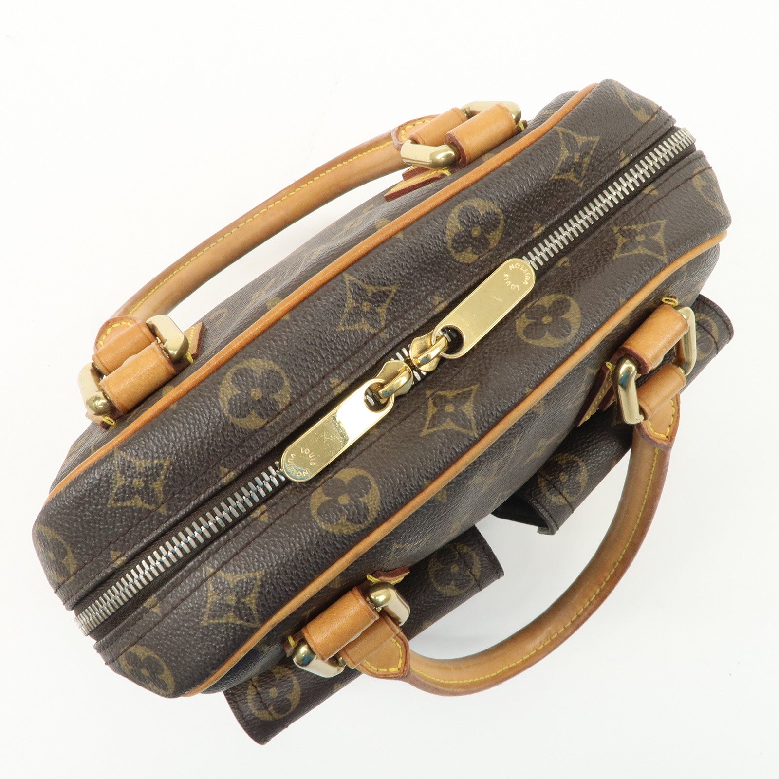 Louis Vuitton Monogram Manhattan PM Hand Bag M40026