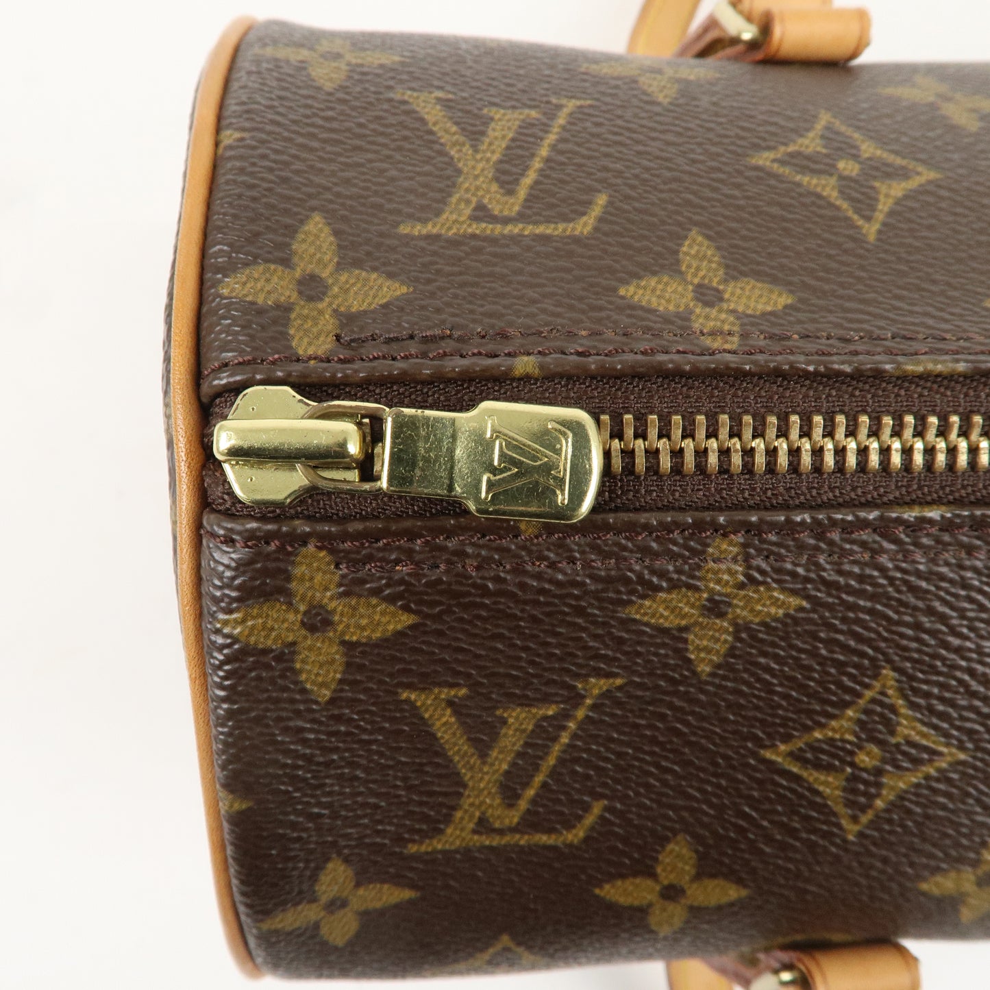 Louis Vuitton Monogram Papillon 30 Hand Bag & Pouch Brown M51385