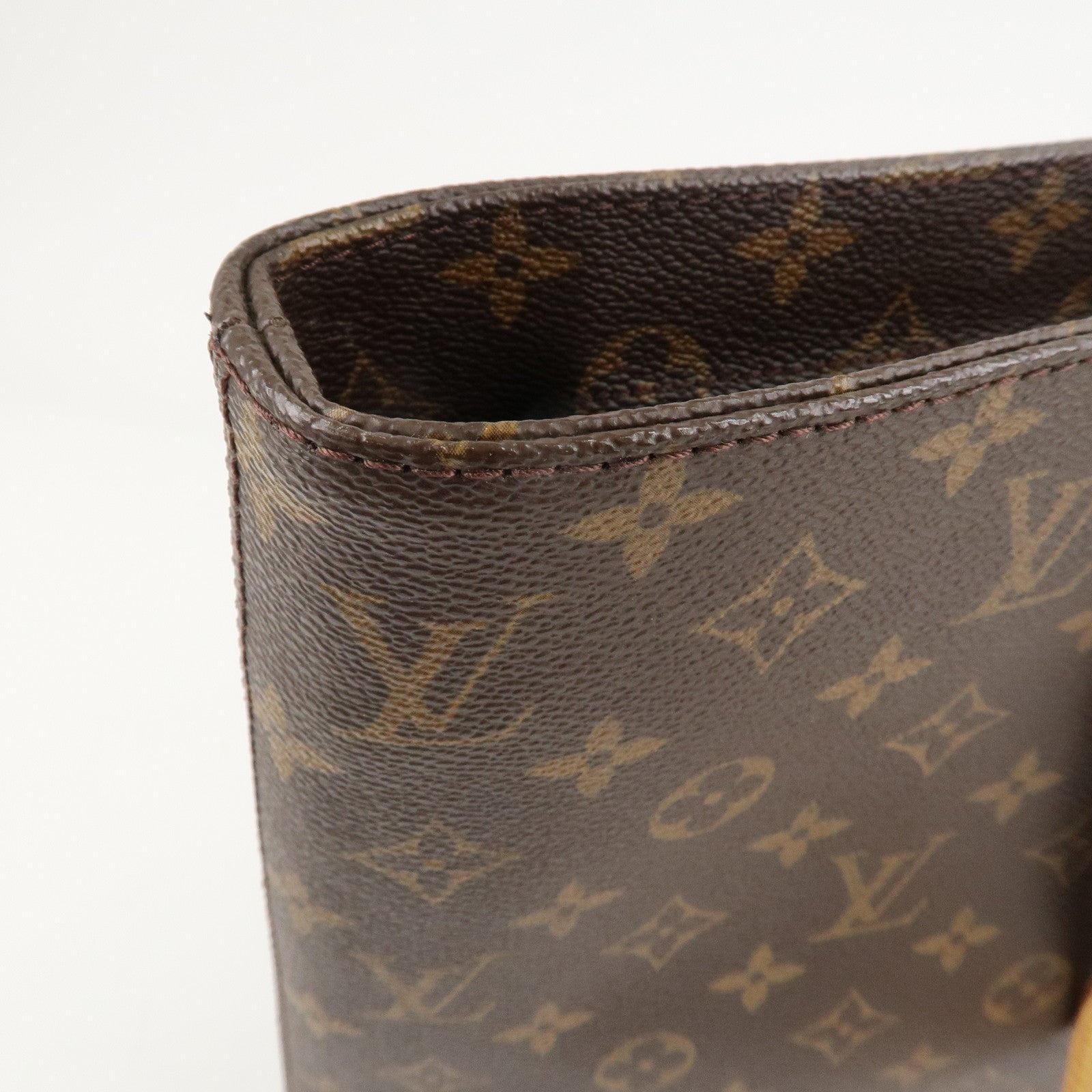 Louis Vuitton Monogram Luco Tote Bag Hand Bag Brown M51155 Used