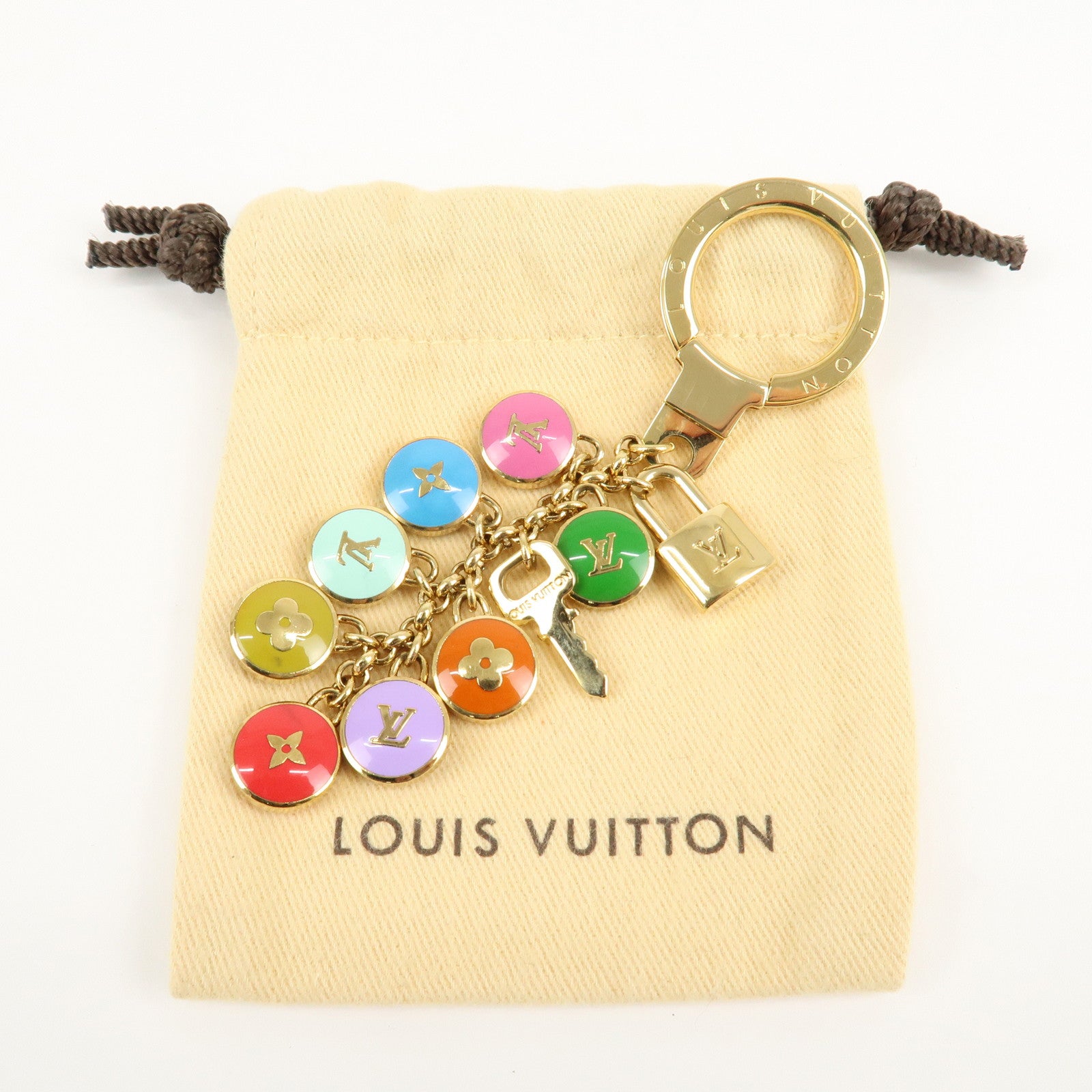 Louis Vuitton Porte Cles Pastille Bag Charm Multicolor M65381