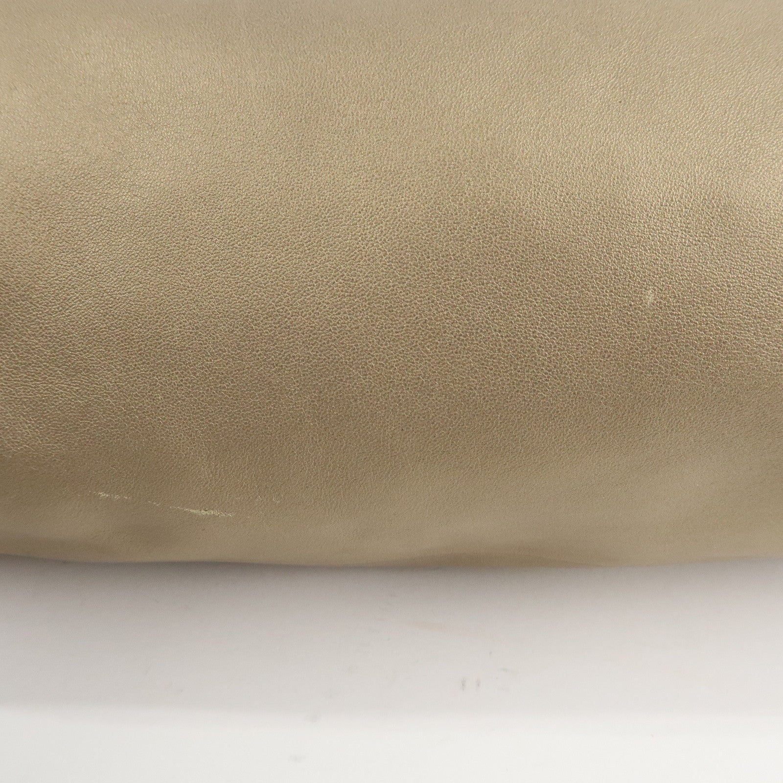 LOEWE Anagram Leather Nappa Aire Hand Bag Gold Used