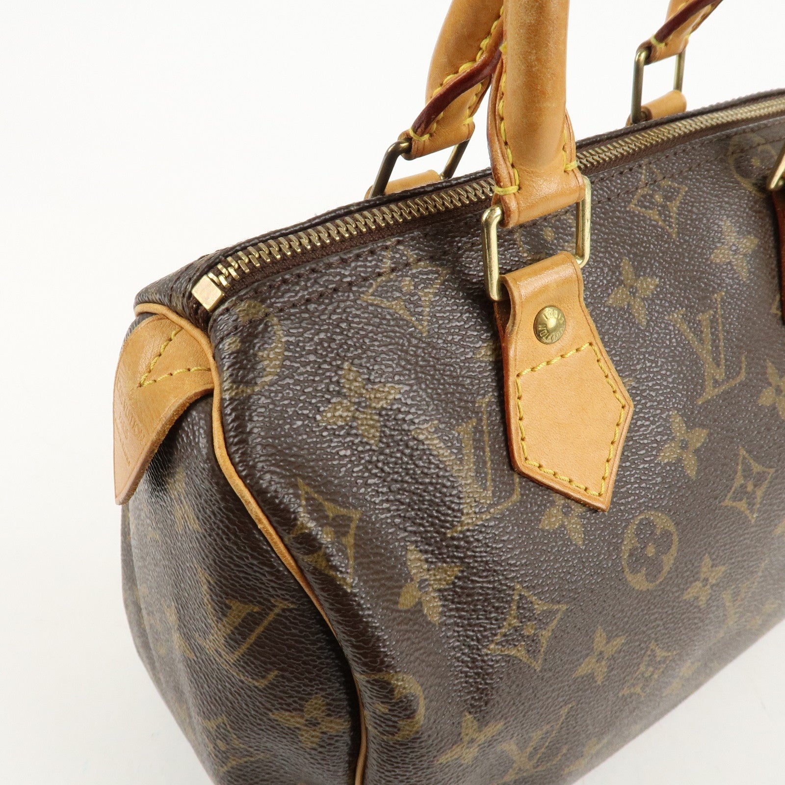 Louis Vuitton Monogram Speedy 25 Hand Bag Boston Bag M41528