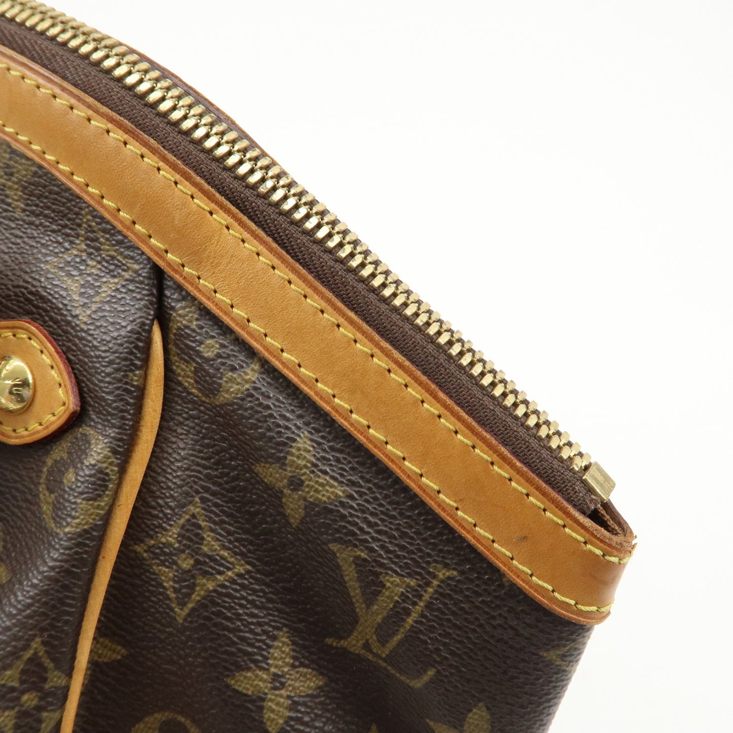 Louis Vuitton Monogram Tivoli GM Shoulder Bag Brown M40144