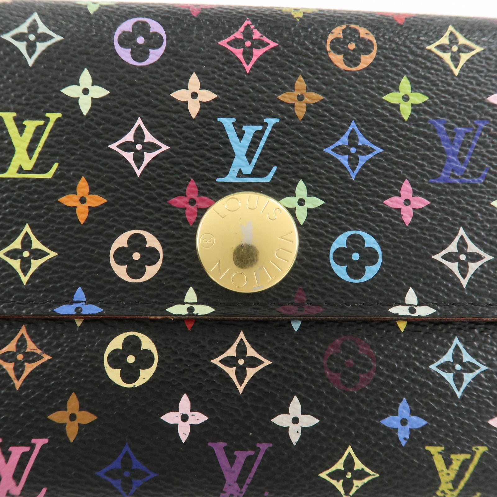 Louis Vuitton Monogram MultiColor Portefeuille Sarah Wallet M93533 Used