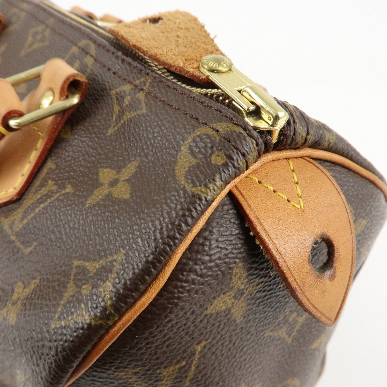 Louis Vuitton Monogram Speedy 25 Hand Bag Boston Bag M41528