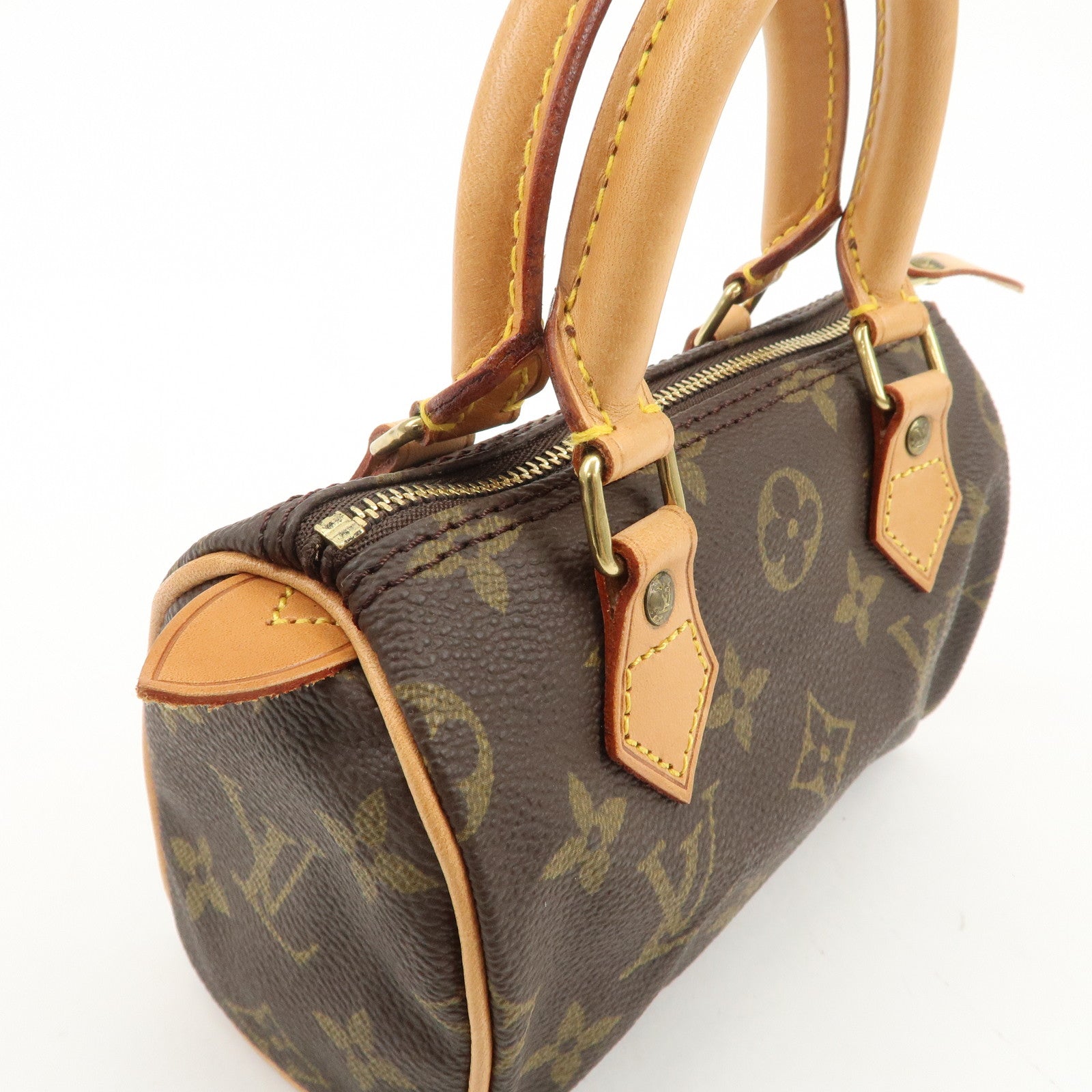 Louis Vuitton Monogram Mini Speedy & Strap M41534 J00145 Used