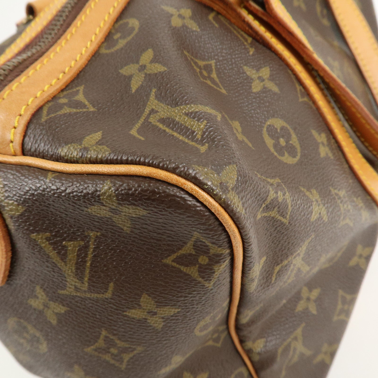 Louis Vuitton Monogram Sac Souple 35 Boston Hand Bag M41626