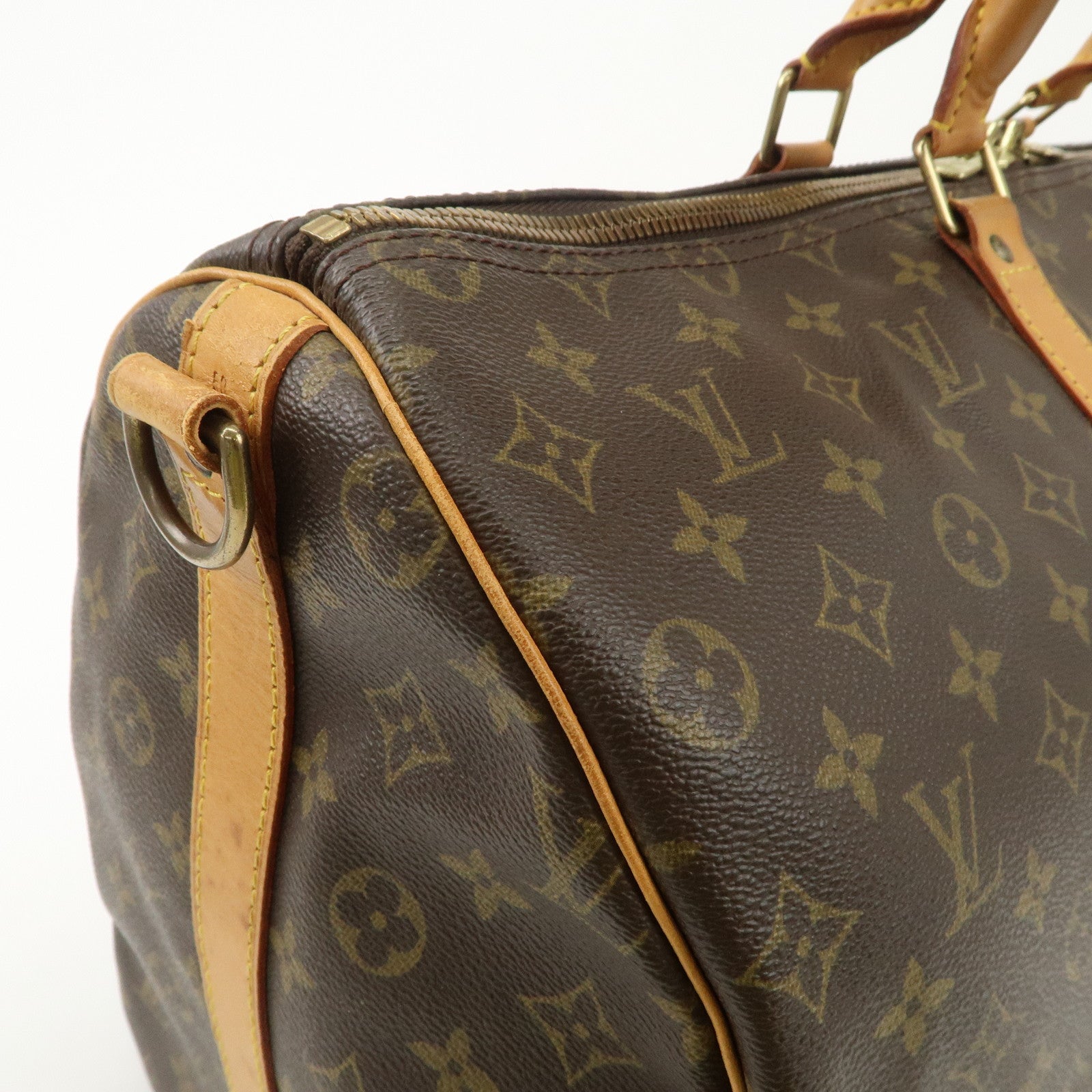 Louis Vuitton Monogram Keep All Bandouliere 50 Boston Bag M41416