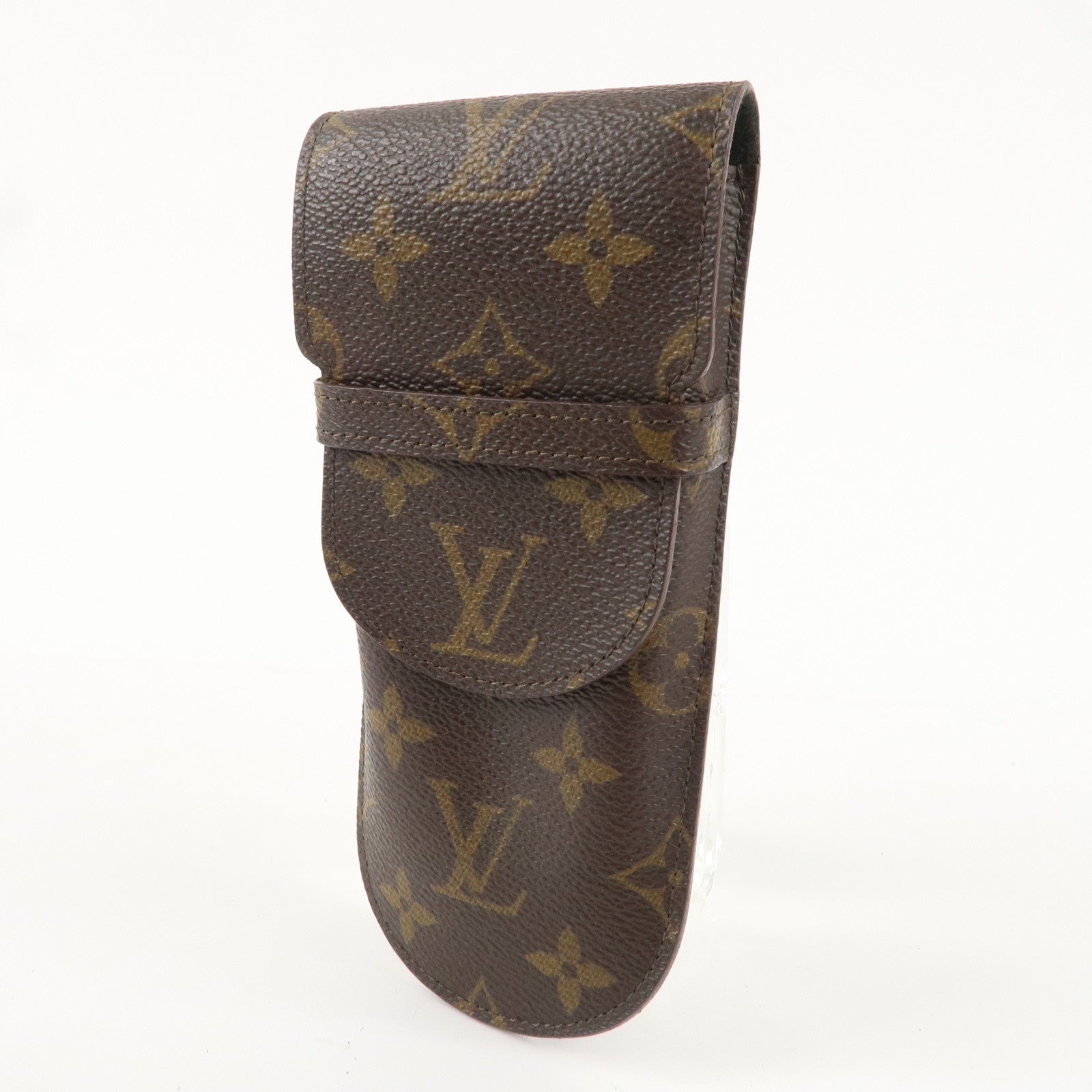 Louis Vuitton Monogram Set of 2 etui a lunettes lavel Glasses Case