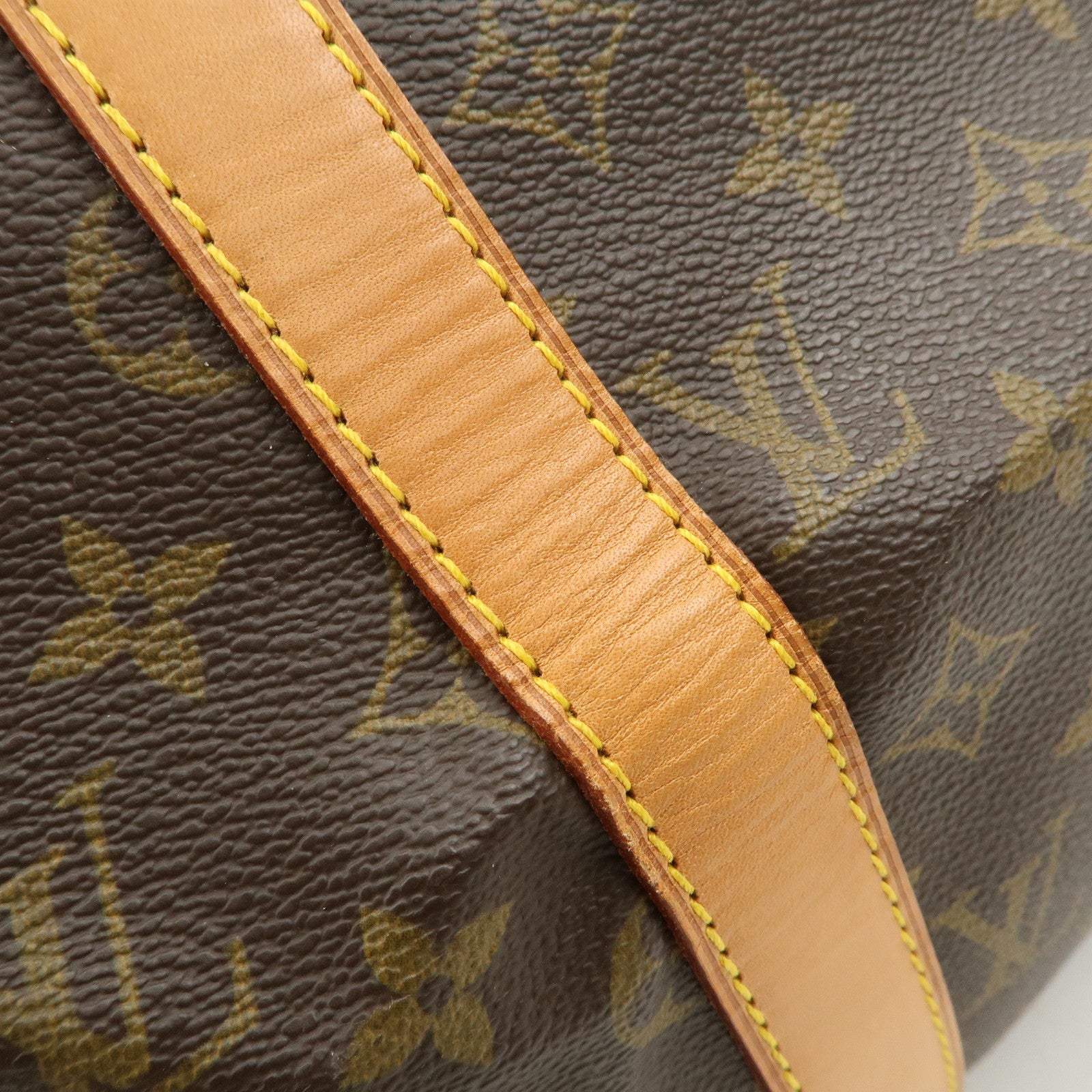 Louis Vuitton Monogram Keep All 50 Boston Bag Brown M41426 Used