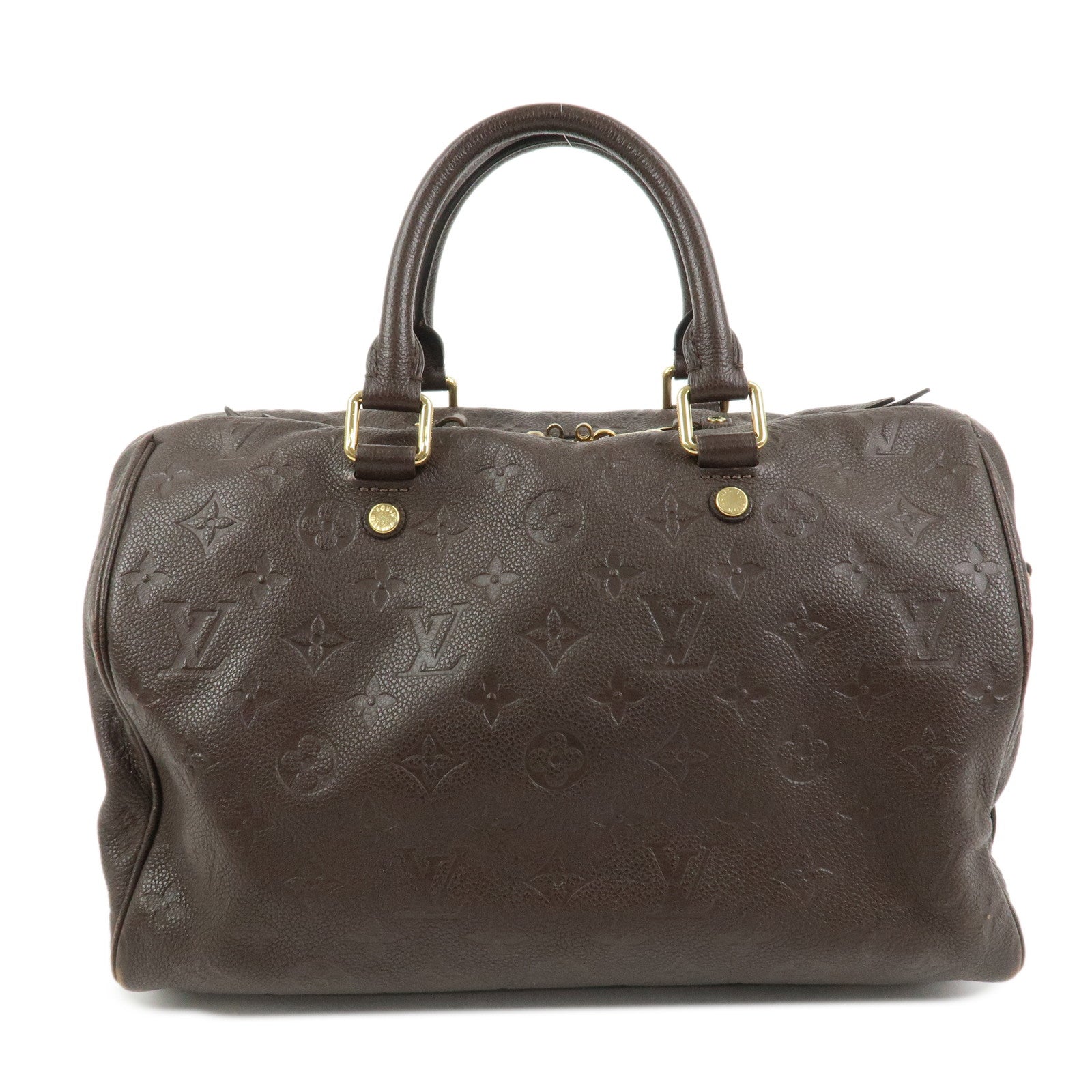 Louis Vuitton Monogram Empreinte Speedy 30 Bandouliere Terre M40751