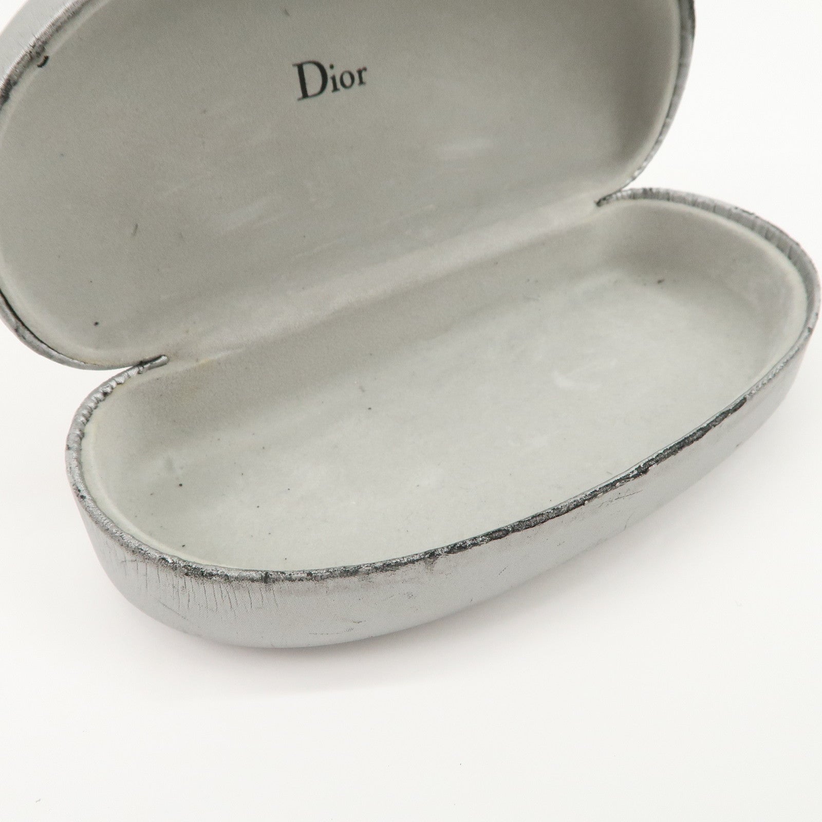 Christian Dior Clear Metal Sunglasses Silver YB7V2 61□14 127