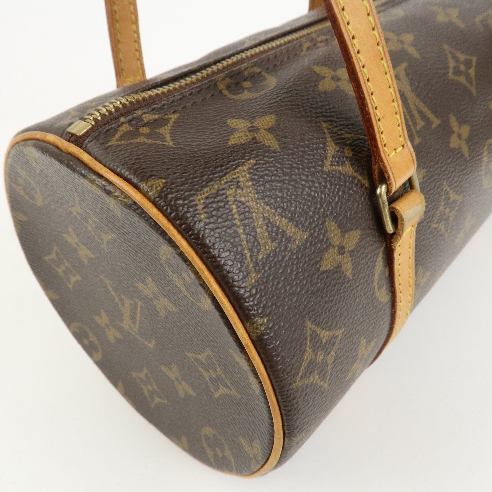 Louis Vuitton Monogram Papillon 26 Hand Bag Brown M51386