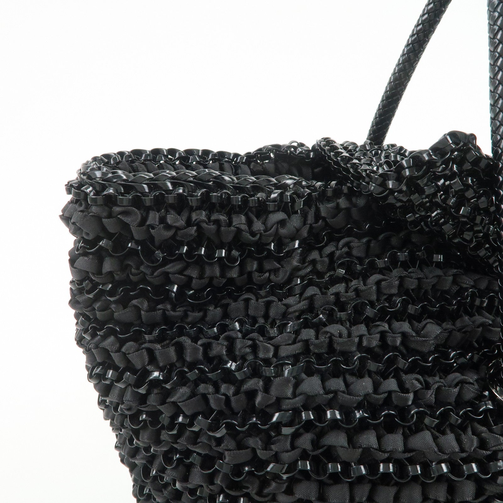 ANTEPRIMA LUCCHETTO Turn Lock Logo PVC Nylon Tote Bag Wire Bag