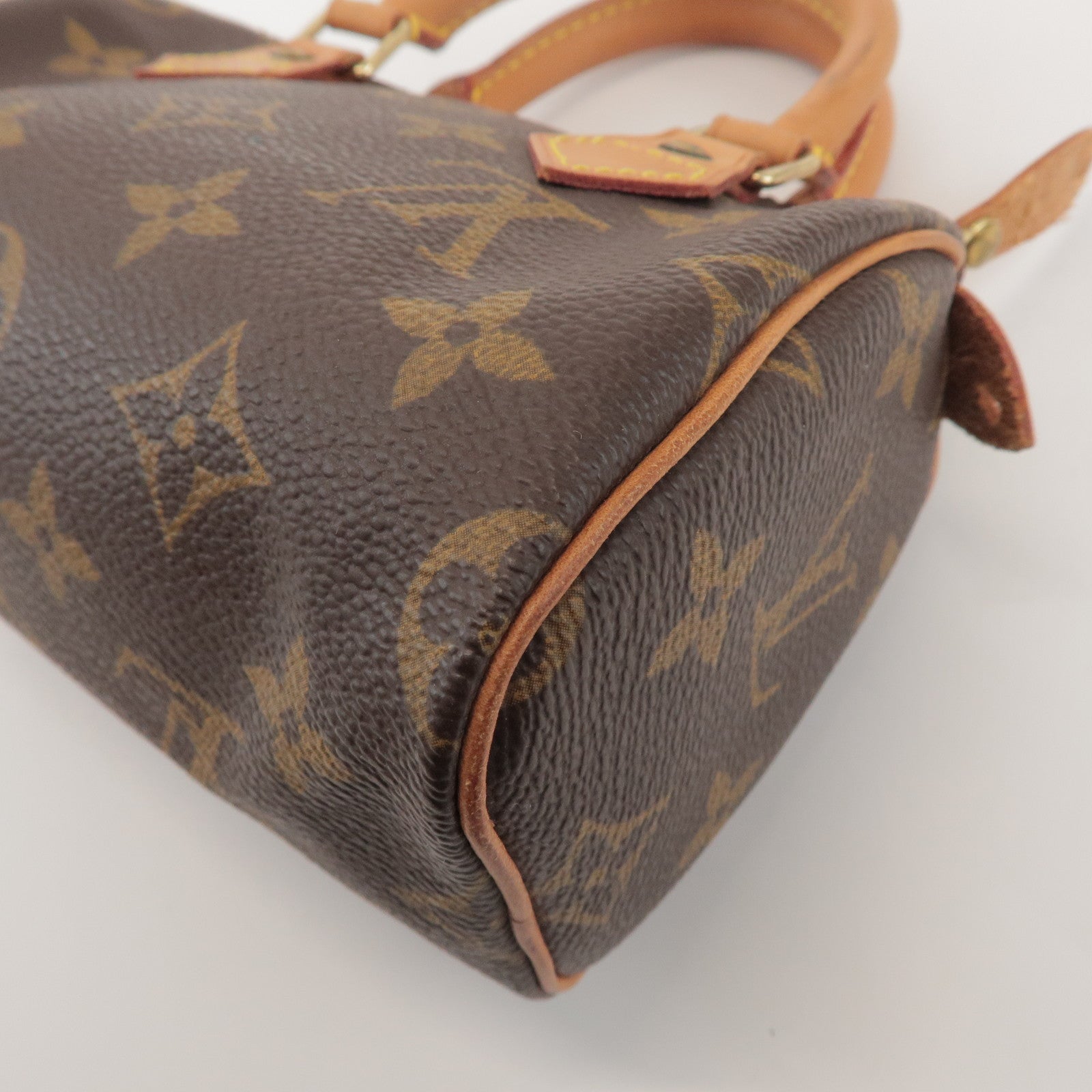 Louis Vuitton Monogram Mini Speedy Hand Bag & Shoulder Strap M41534