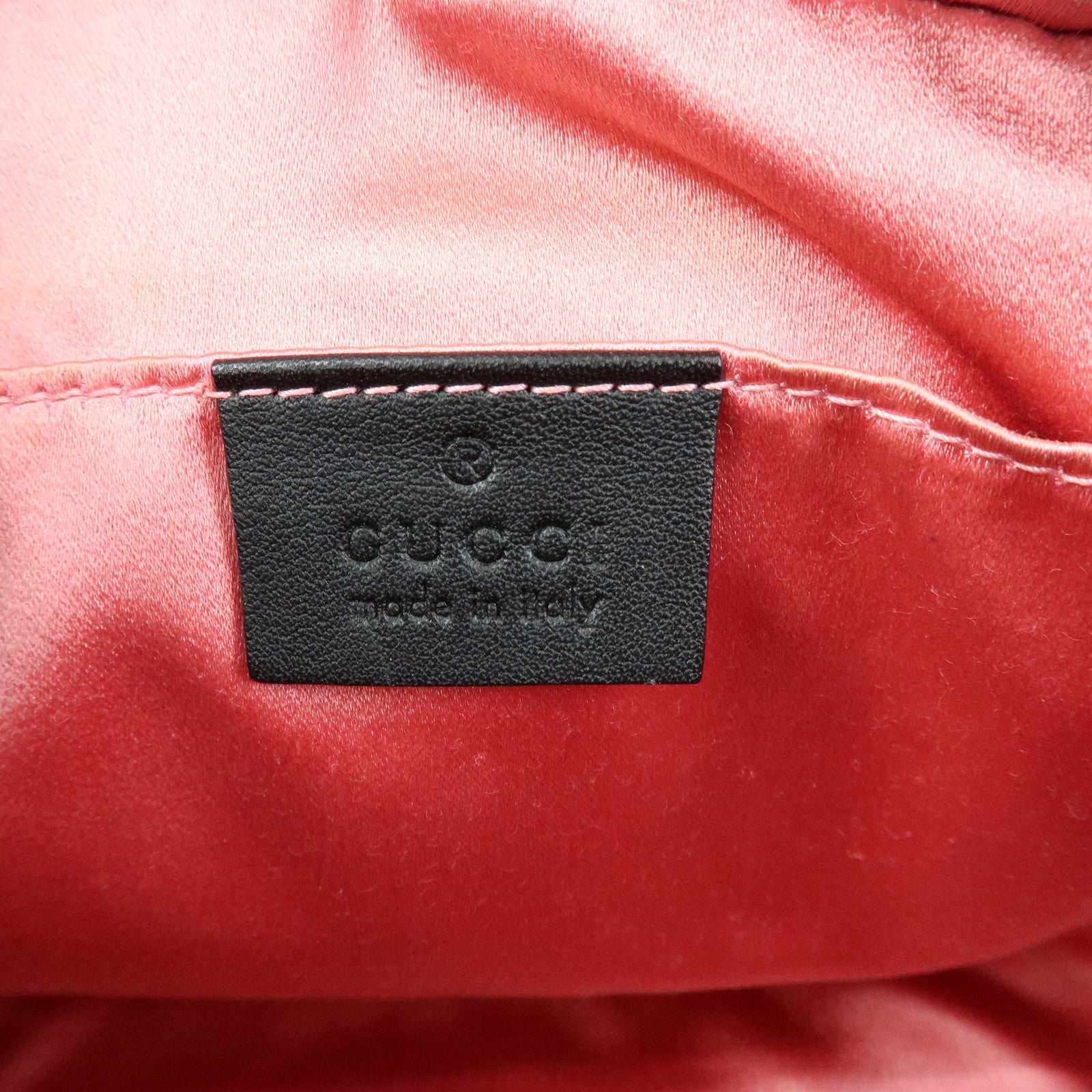 GUCCI GG Marmont Velvet Leather StarMotif Bijou Shoulder Bag 447632