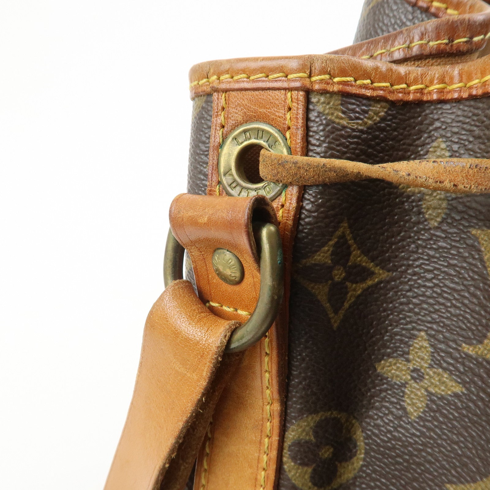 Louis Vuitton Monogram Petit Noe Shoulder Bag Brown M42226