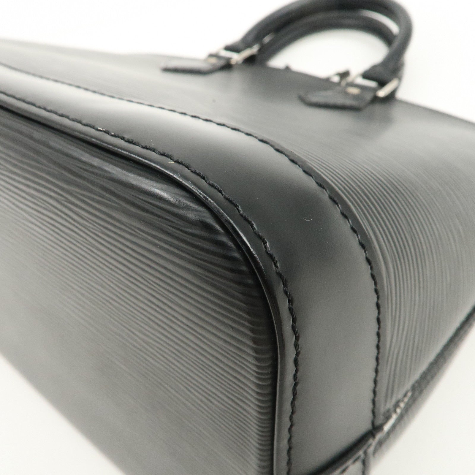 Louis Vuitton Epi Leather Alma PM Hand Bag Noir Black M52802