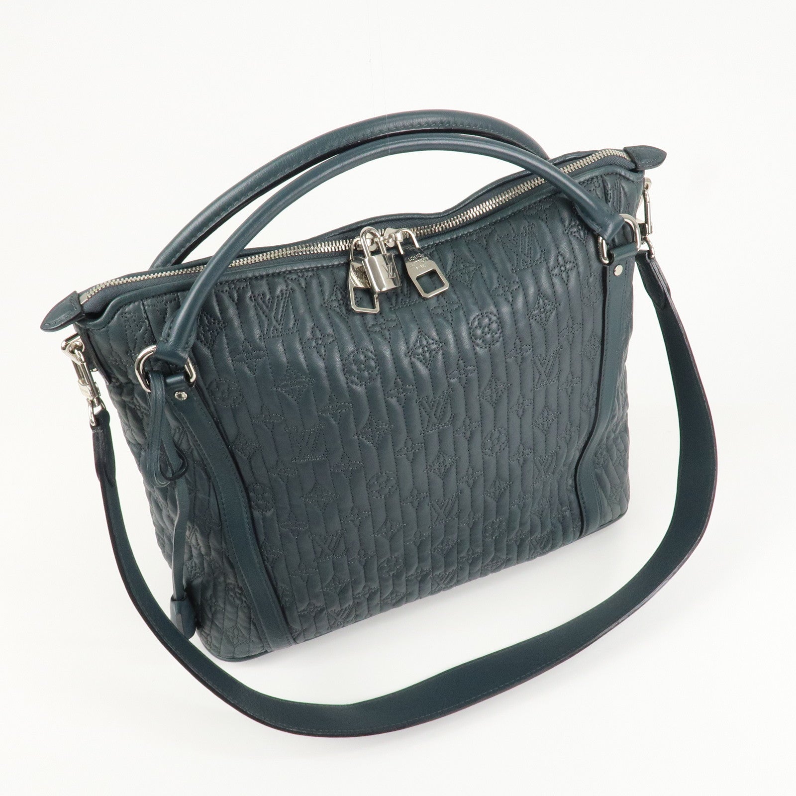 Louis Vuitton Monogram Antia Ixia MM Hand Bag Shoulder Bag Used