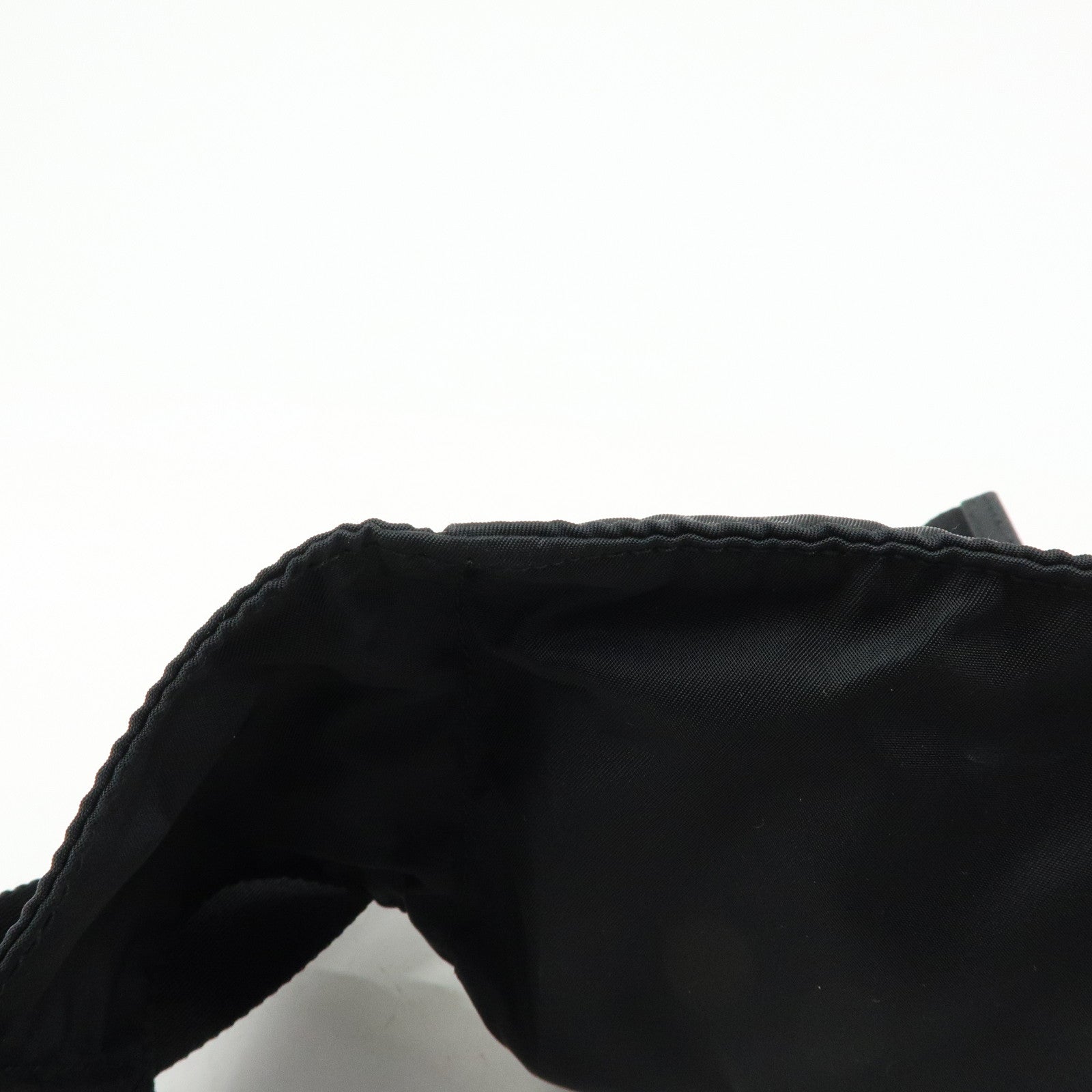 PRADA Triangle Logo Nylon Saffino Leather Waist Bag Body Bag 2VL132