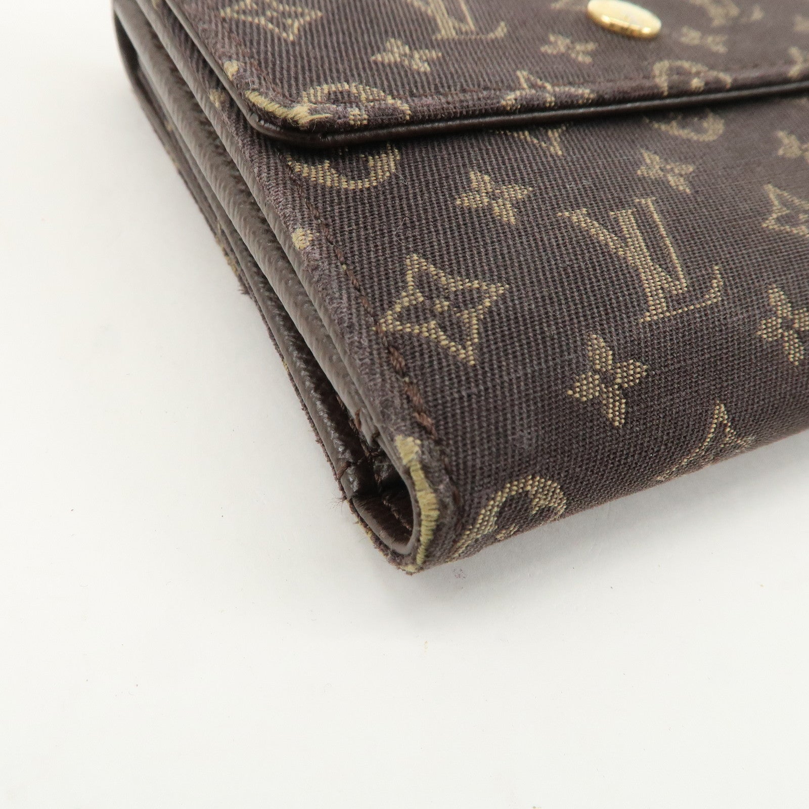 Louis Vuitton Monogram Mini Lin Portefeuille Elise Wallet M95233
