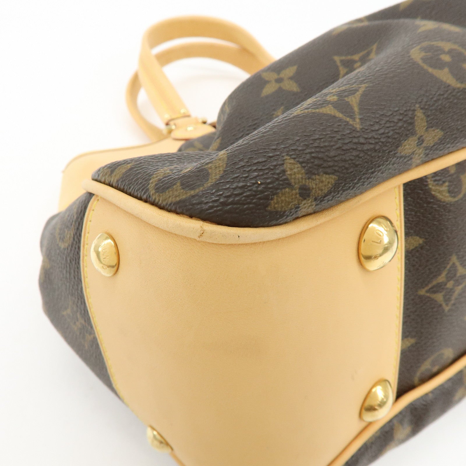 Louis Vuitton Monogram Boetie PM Hand Bag Brown M45715