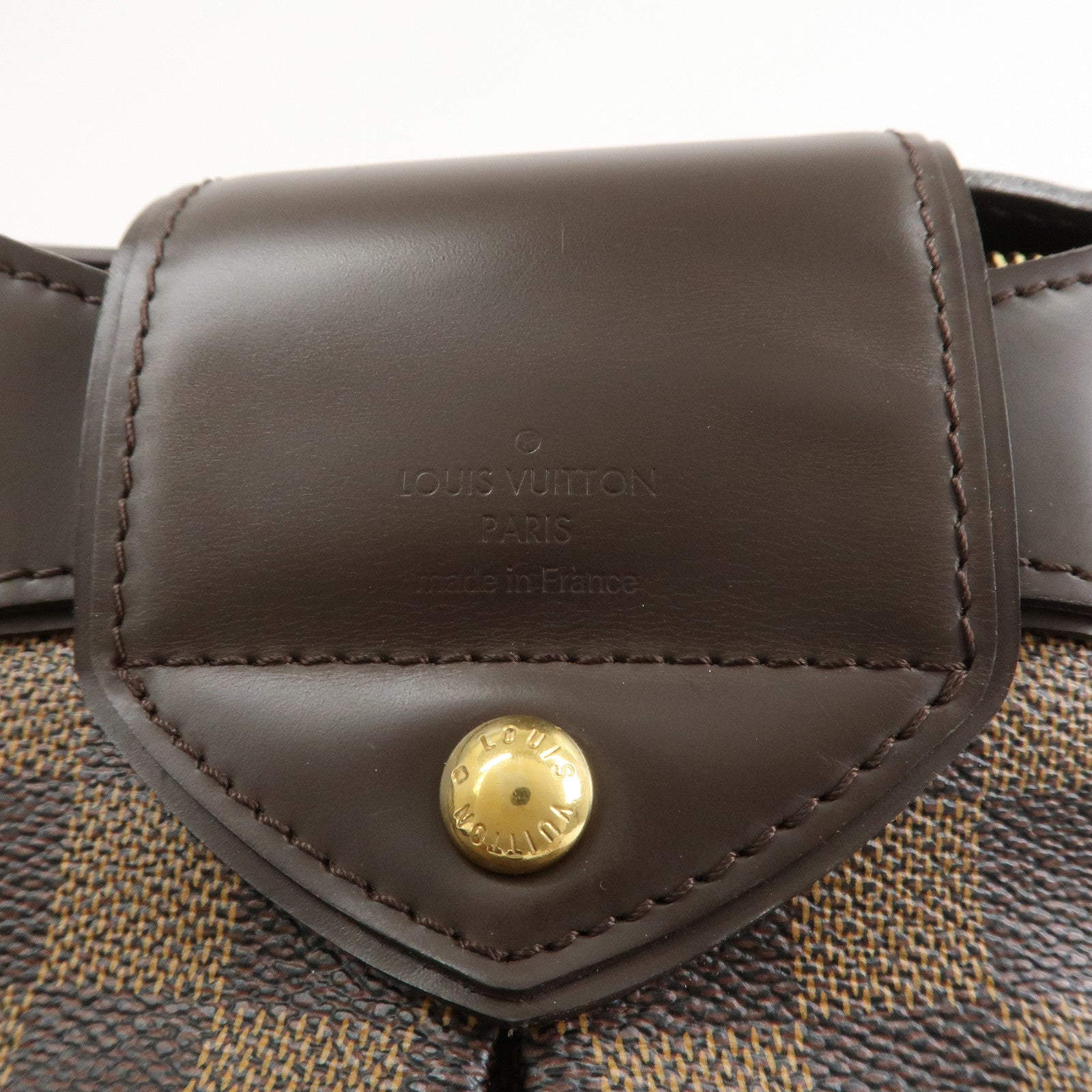 Louis Vuitton Damier Sistina MM Shoulder Bag Damier Ebene N41541