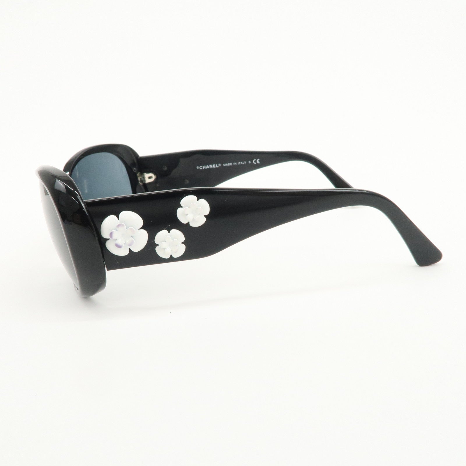 CHANEL Camellia Plastic Sunglasses 5113-A c.501/87 56□16 130 3N